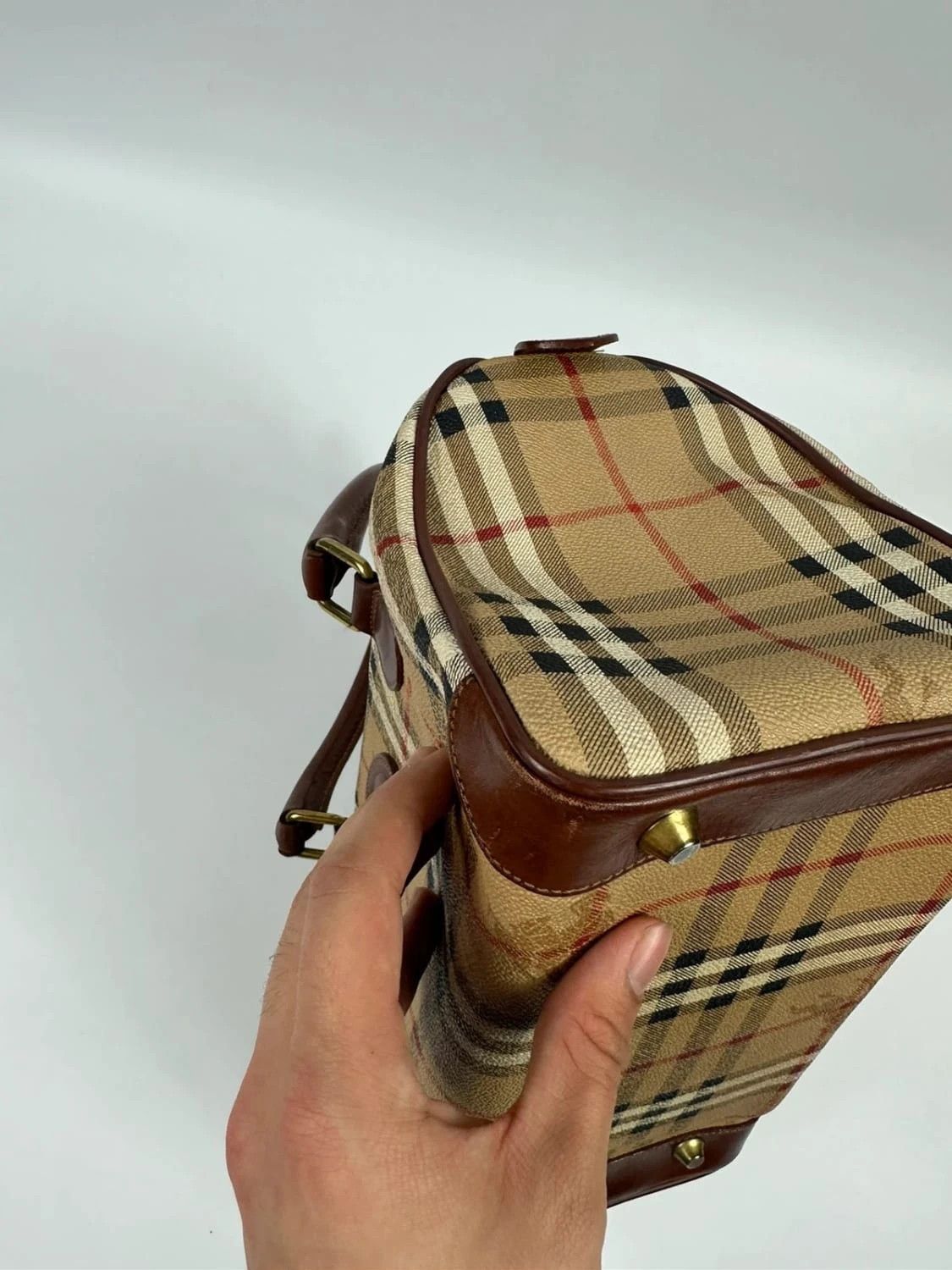 Burberry Burberry's Small Boston Speedy Travel Bag Size ONE SIZE - 13 Thumbnail