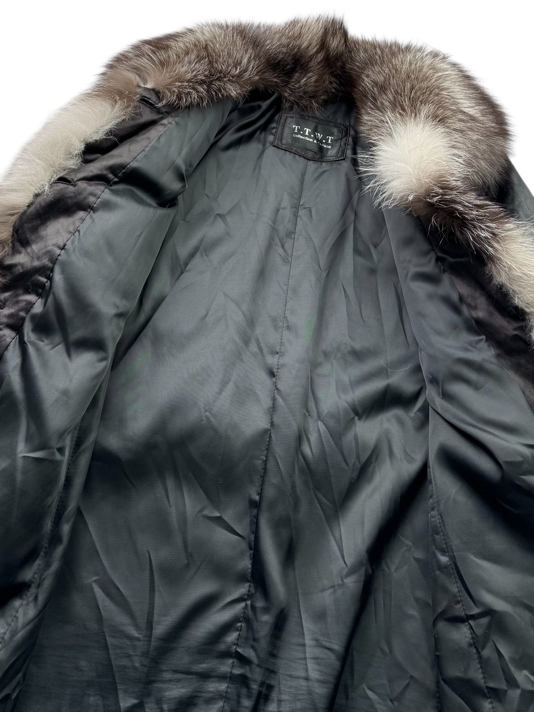 Vintage Jacket With Real Fur Details From The 90's(V394) Size L / US 10 / IT 46 - 6 Thumbnail