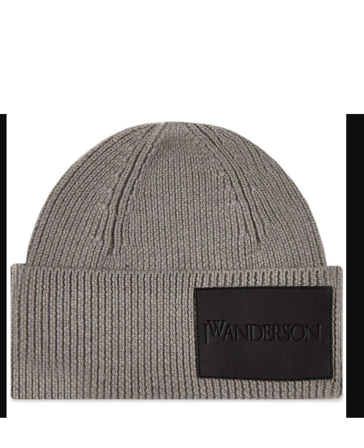 JW Anderson JW Anderson Logo Patch Beanie in Color Hemp Size ONE SIZE - 7 Thumbnail