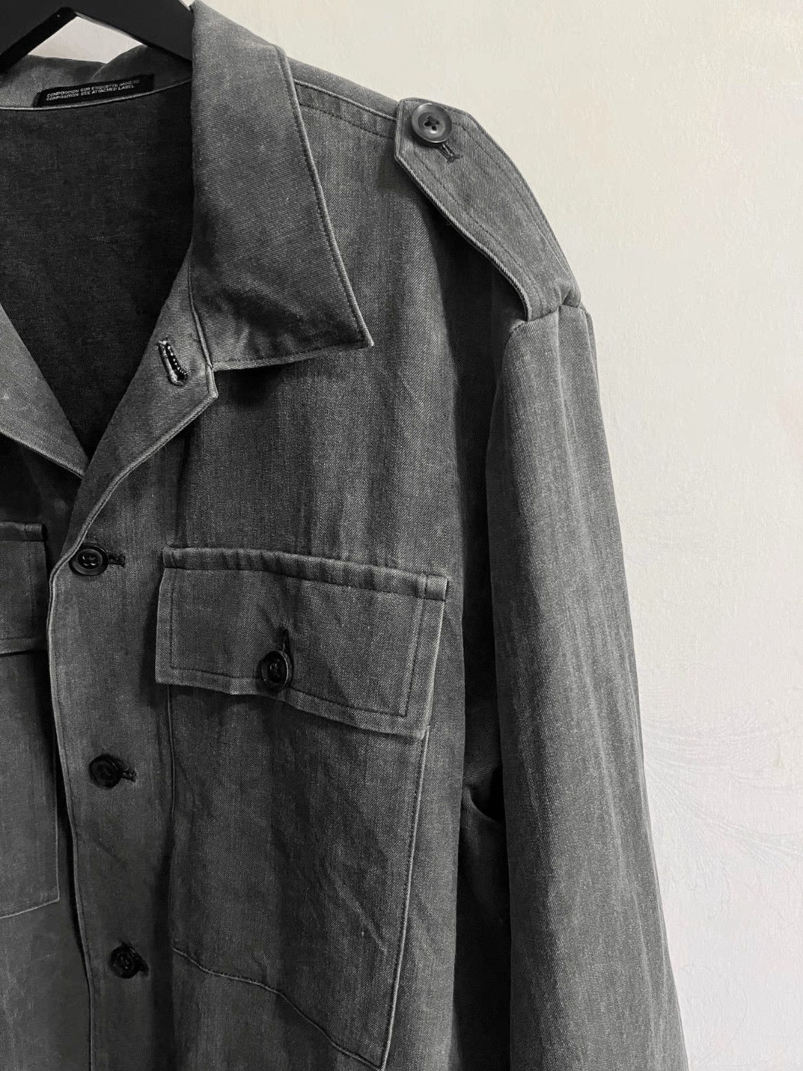 Yohji Yamamoto Sz 3 Yohji Yamamoto Y's 23AW Vintage Wash Military Jacket-2 Size US L / EU 52-54 / 3 - 8 Thumbnail