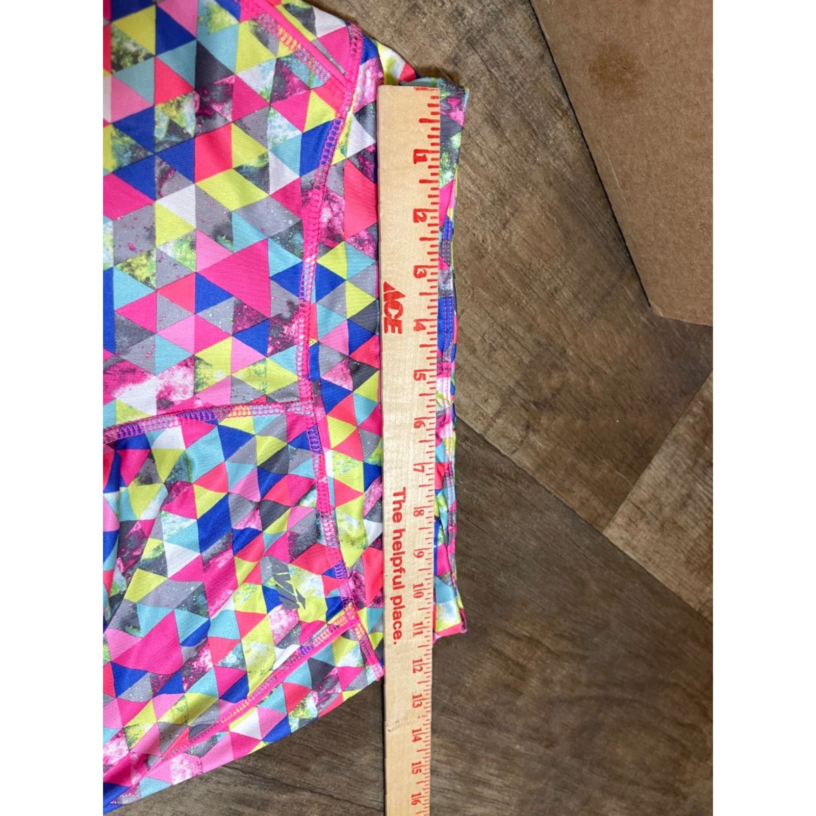 Avia AVIA Leggings Womens XS Pink Pants Pattern Paint Splatter Activewear Regular Compression Running Jogging Size 26" / US 2 / IT 38 - 3 Thumbnail