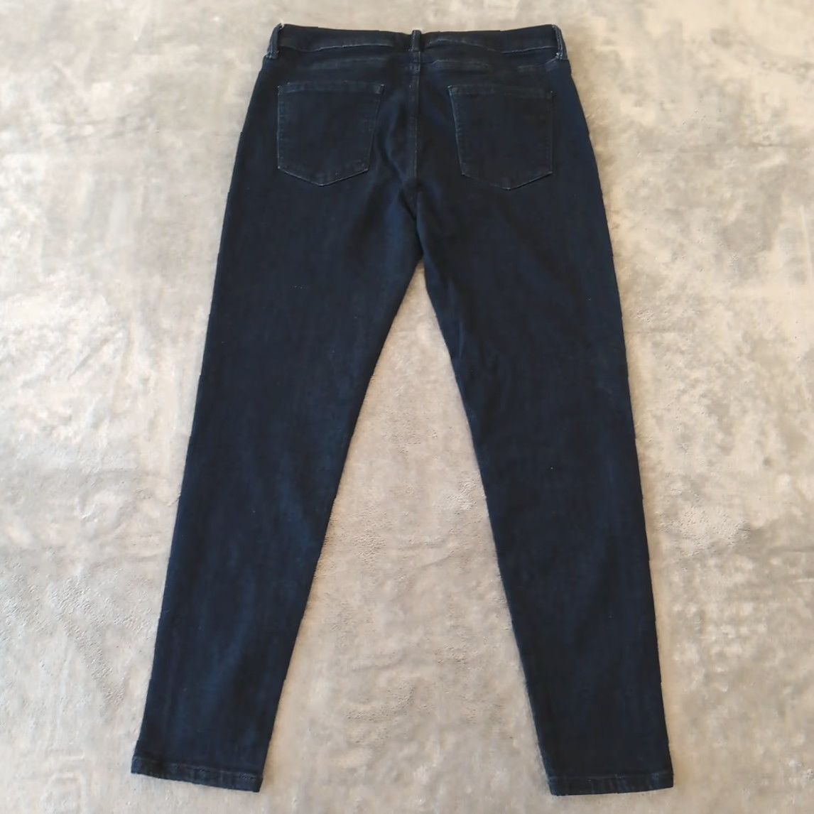 Vintage Just USA Jeans Skinny Womens Size 31 Blue Dark Wash Mid Rise 31x26.5 Stretch Denim 5-Pocket Womens Jeans Size 24" / US 00 / IT 34 - 2 Thumbnail