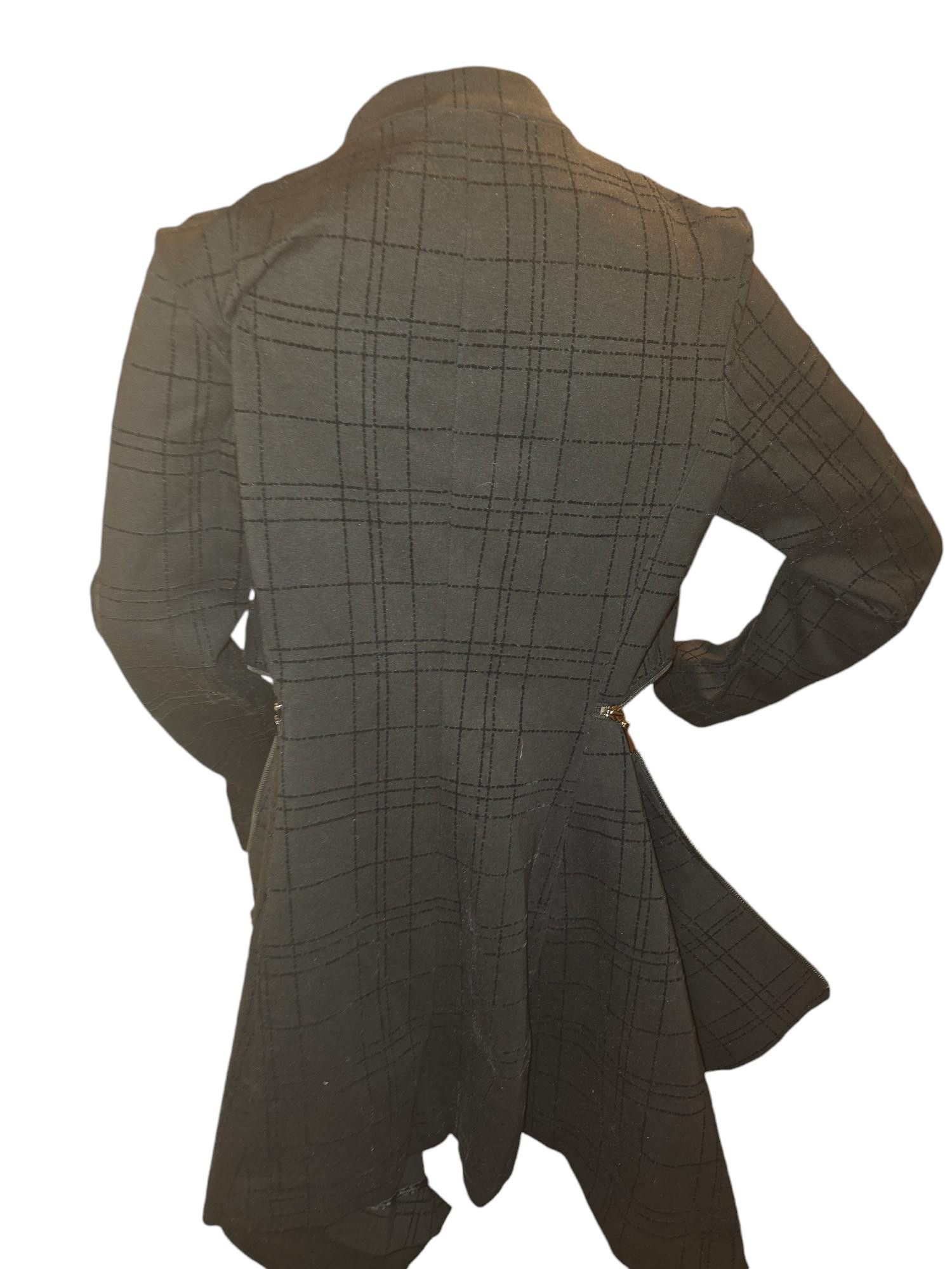 Alfani Alfani Plaid Topper Jacket, Created for Macy's Size L / US 10 / IT 46 - 2 Thumbnail