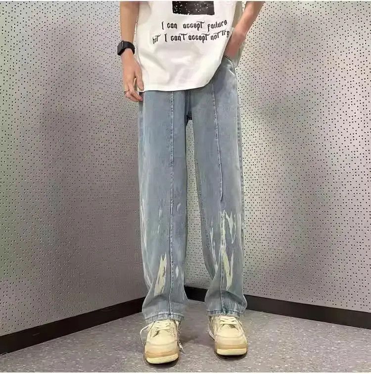 Japanese Brand Retro casual tie dyed jeans Size US 30 / EU 46 - 4 Thumbnail