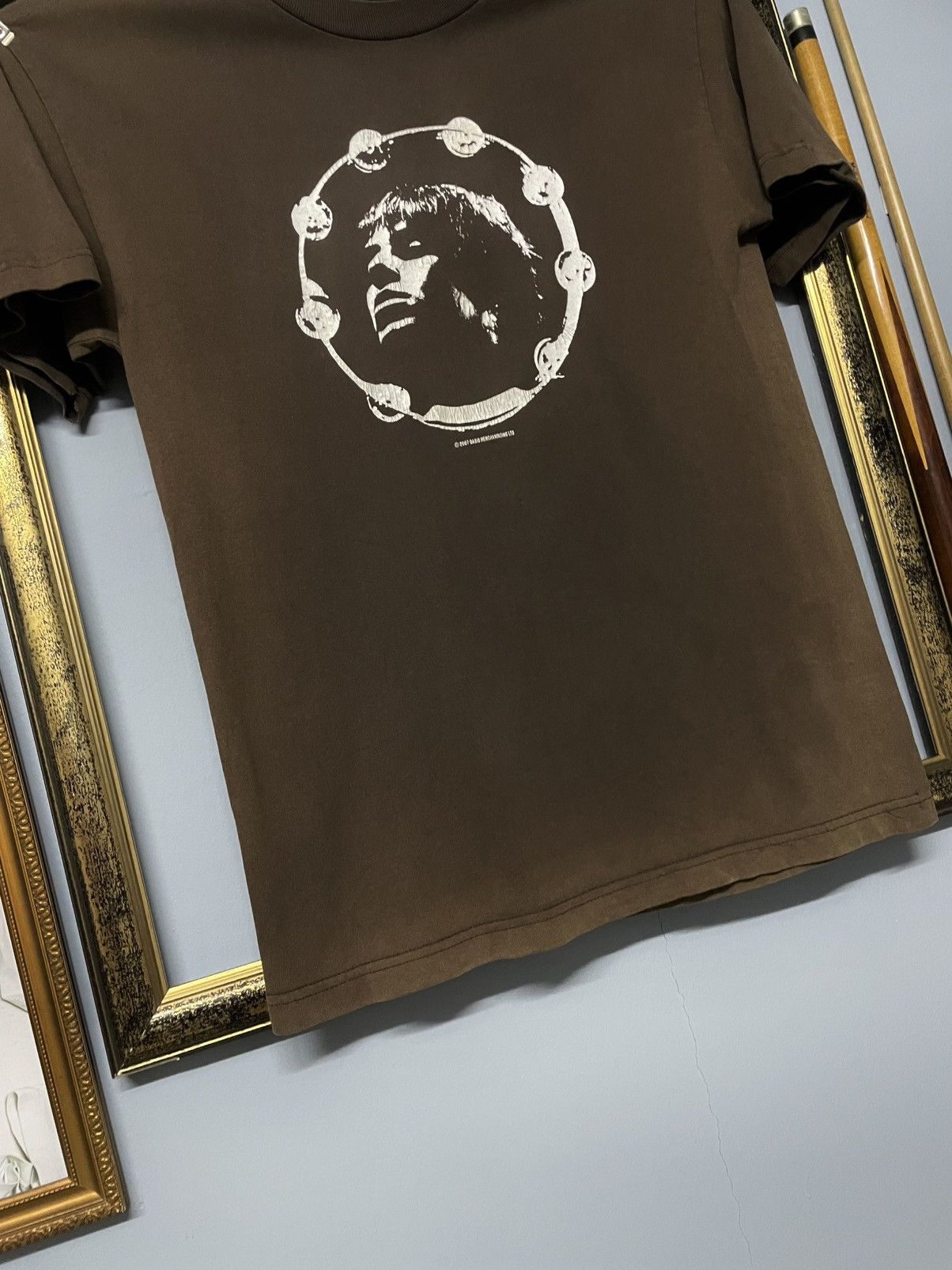 Vintage Vintage Oasis Sunfaded Liam Gallagher Tambourine Iconic Tee Size US M / EU 48-50 / 2 - 6 Thumbnail