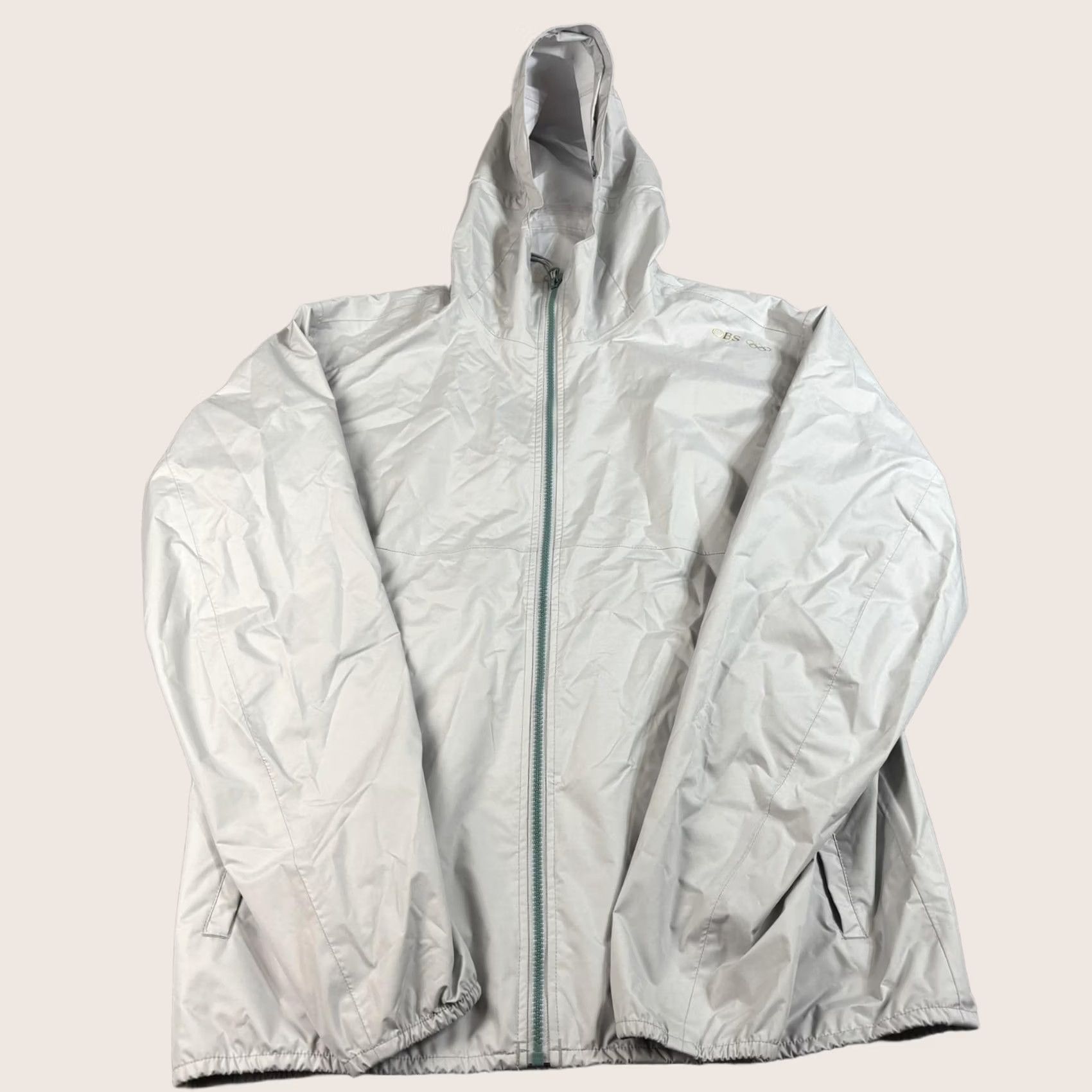 Helly Hansen Helly Hansen Jacket Men L Gray Packable Windbreaker Tokyo 2020 Olympics OBS Full Zip Hooded Lightweight Size US L / EU 52-54 / 3 - 1 Thumbnail