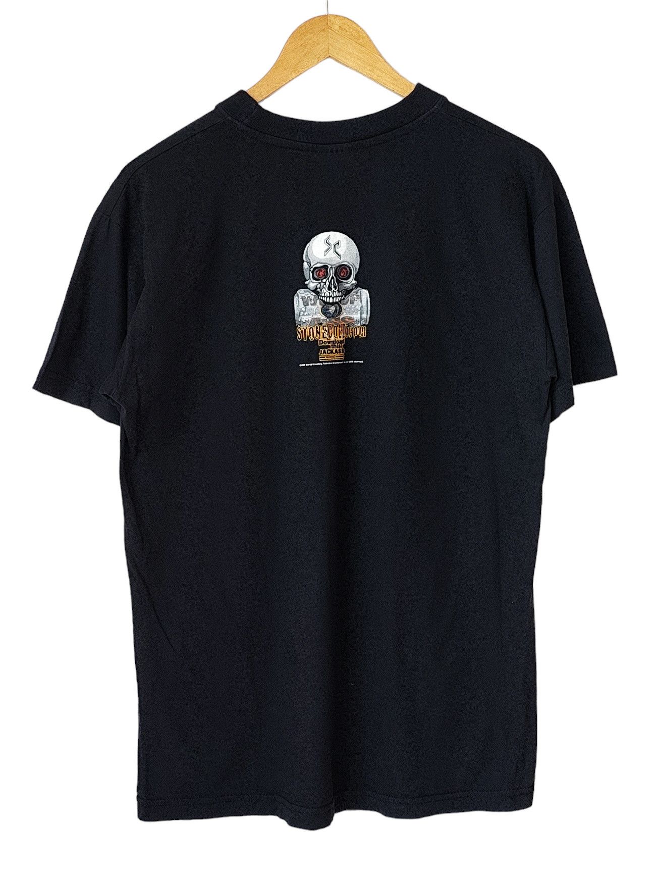 Vintage Stone Cold 1999 Steve Austin Saloon Vintage Official Tshirt Size US M / EU 48-50 / 2 - 2 Thumbnail