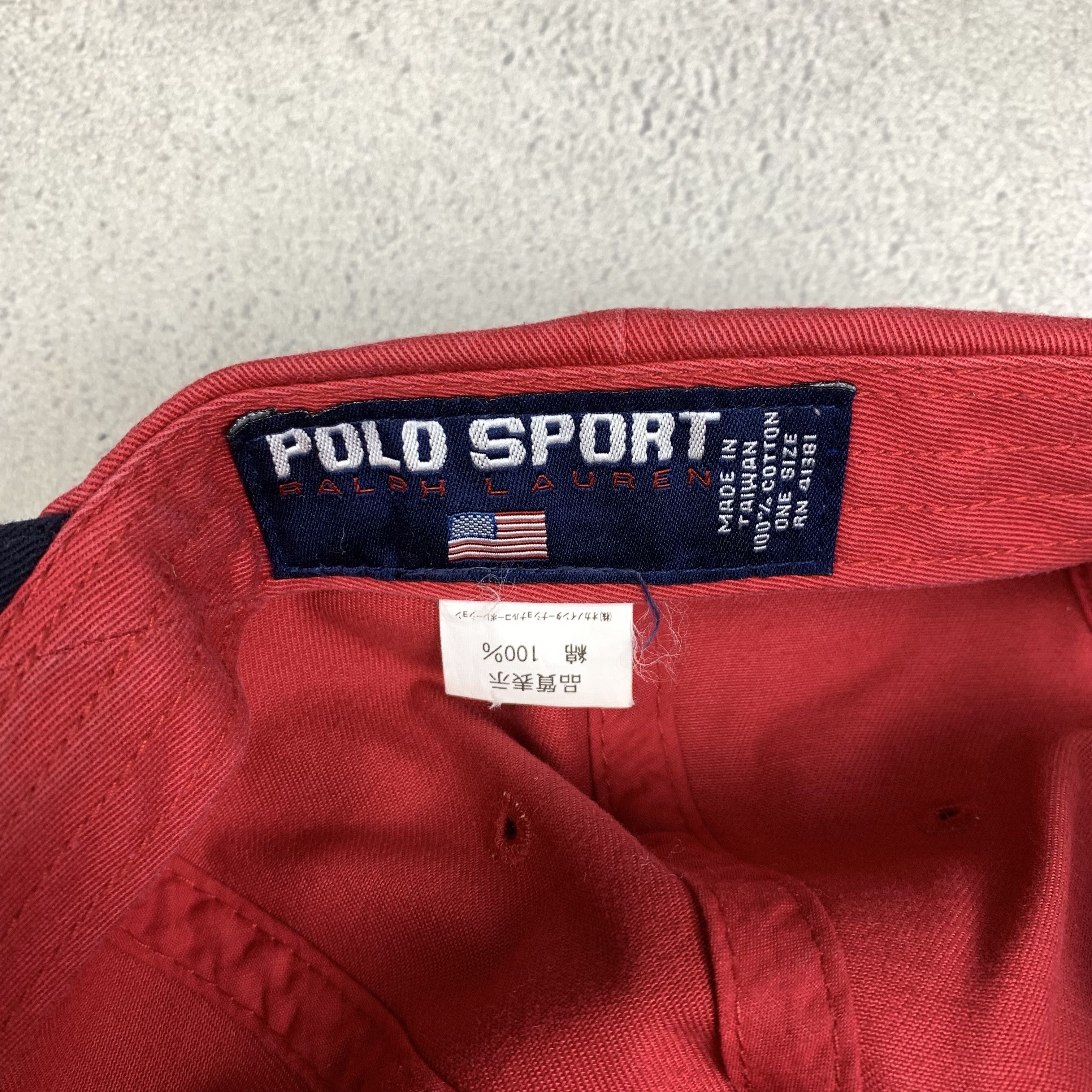 Polo Ralph Lauren Vintage Polo Sport Ralph Lauren Hat Cap Size ONE SIZE - 6 Thumbnail