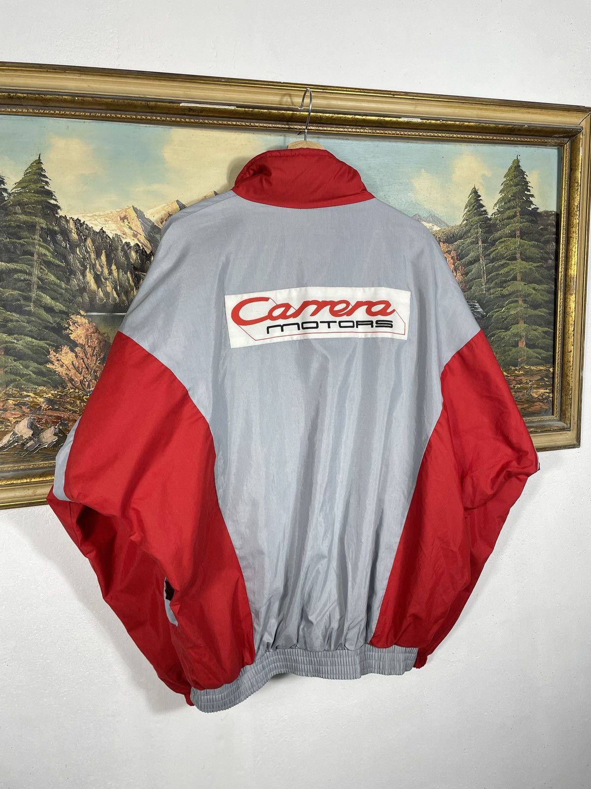 Porsche Design × Vintage Porsche Carrera Vintage Y2k Bomber Jacket Motor NascarRacing Size US XL / EU 56 / 4 - 7 Thumbnail