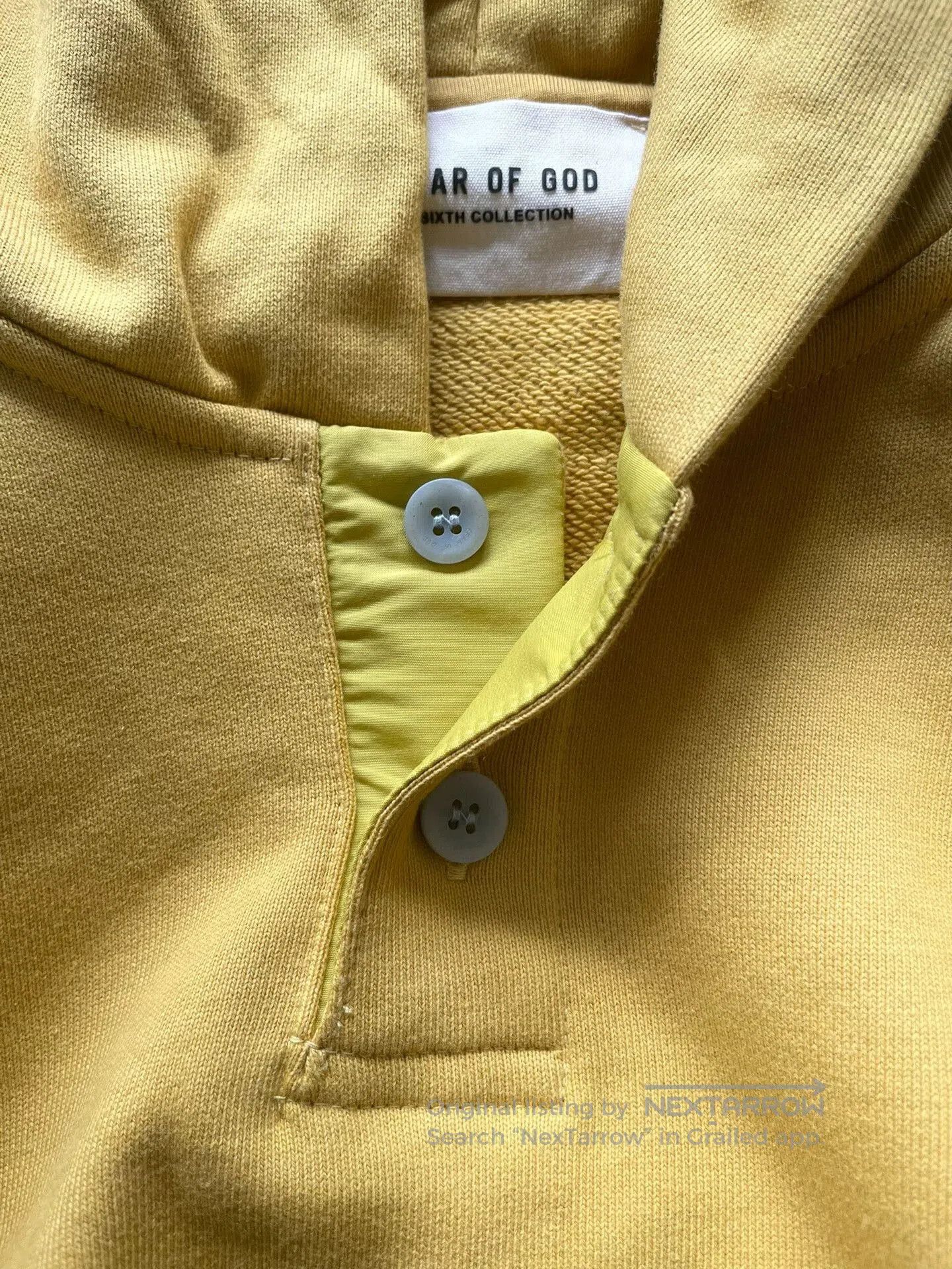 Fear of God Fear of God 6th Everyday Henley Hoodie. Size US XS / EU 42 / 0 - 5 Thumbnail