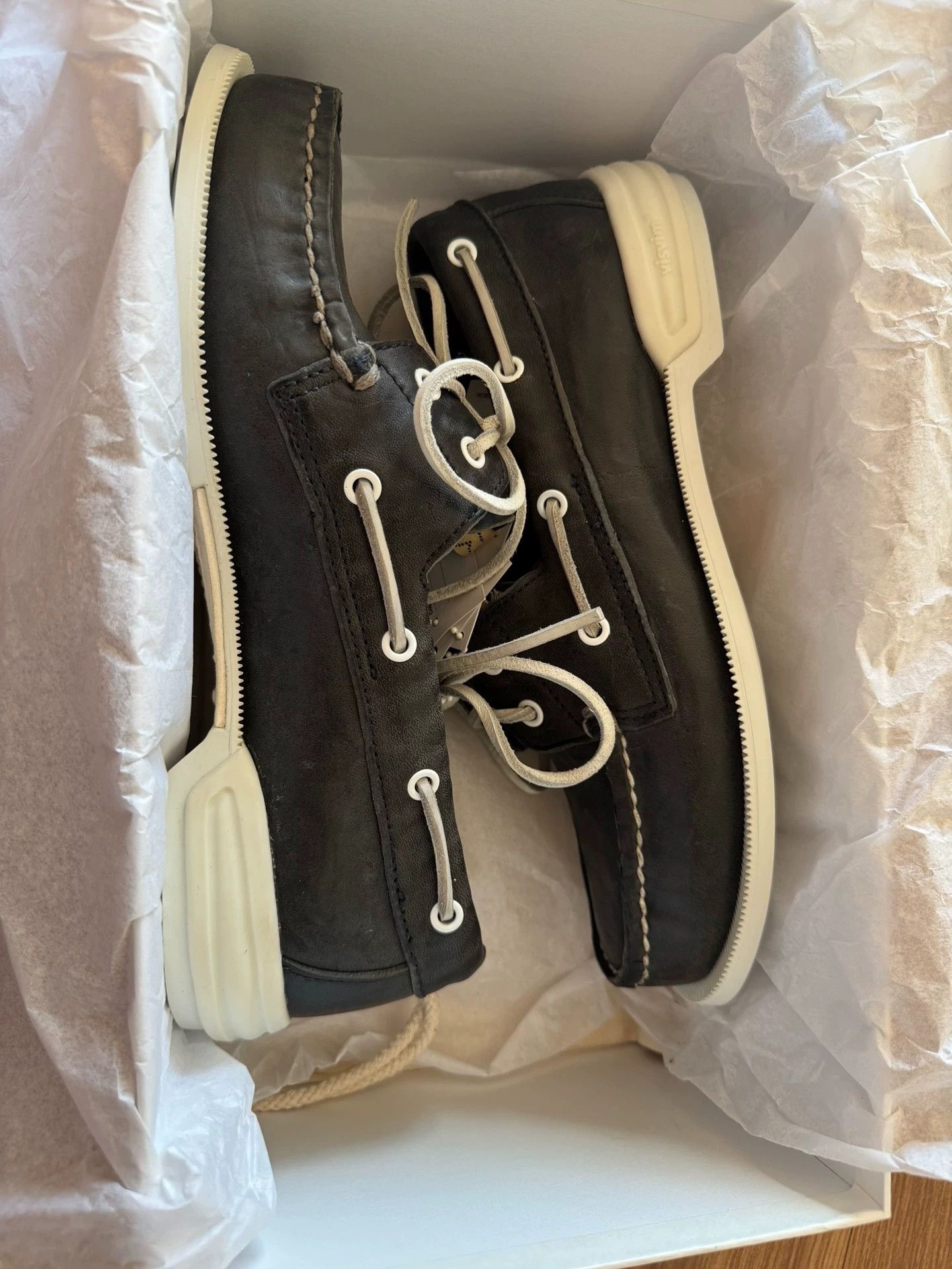 Visvim VISVIM 24SS AMERICANA II EYE-FOLK Horsehide 9 blk Size US 9 / EU 42 - 3 Thumbnail