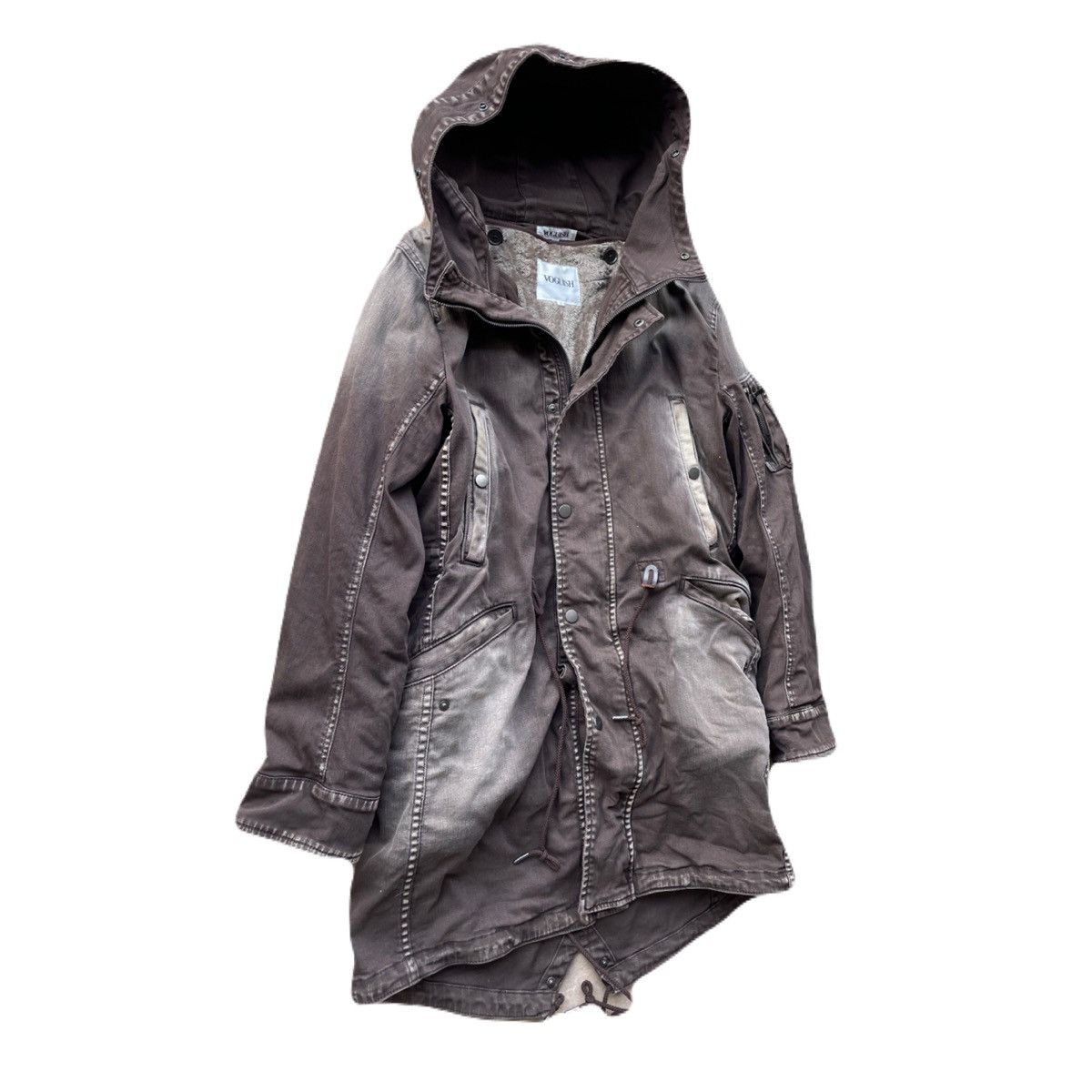If Six Was Nine 2000s Japanese archive Vkei Y2K Military Gimmic Parka Size US S / EU 44-46 / 1 - 3 Thumbnail