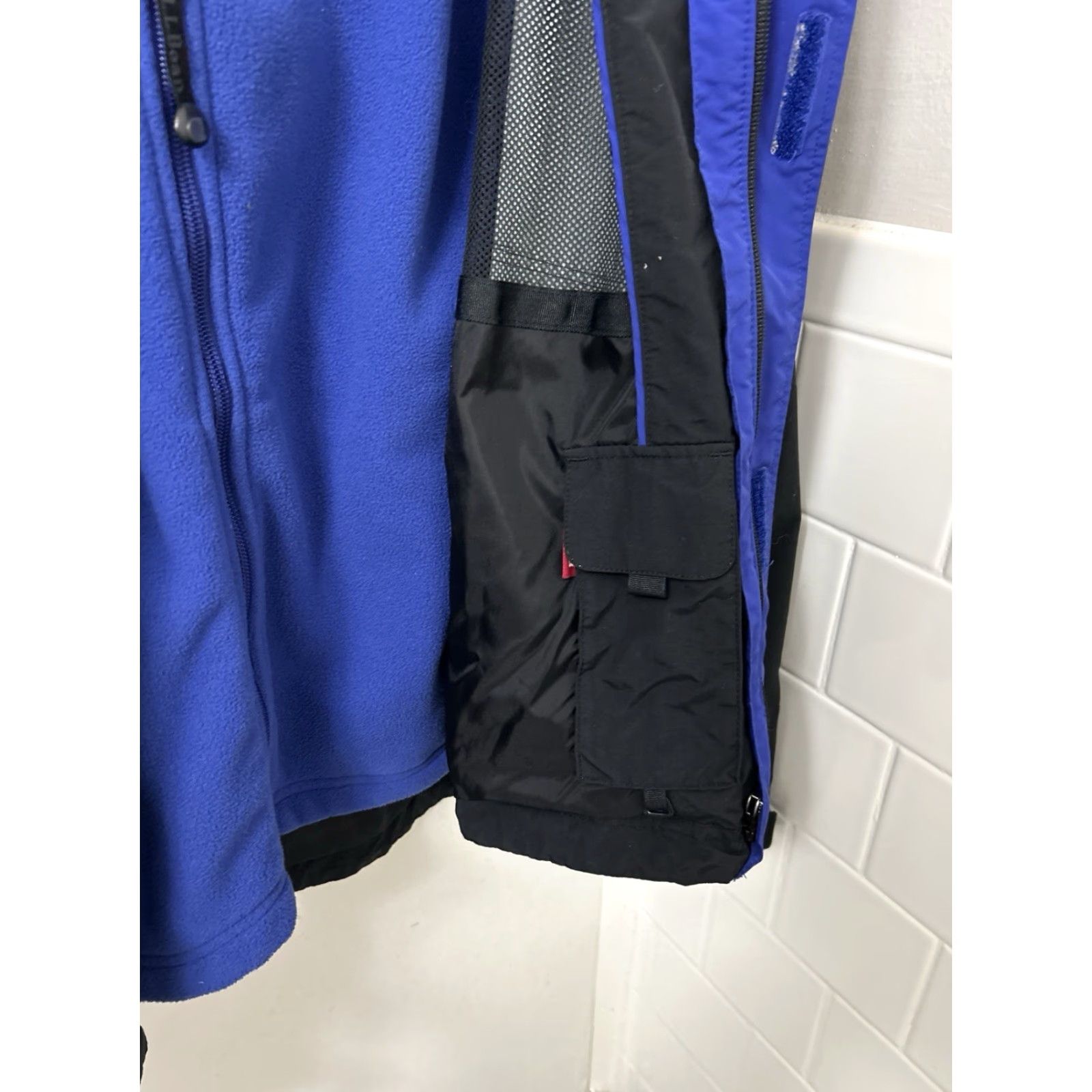 Vintage VTG LL Bean 3-in-1 Jacket Mens Small Black Blue Trail Fleece Liner 0BCY9 Size US S / EU 44-46 / 1 - 7 Thumbnail