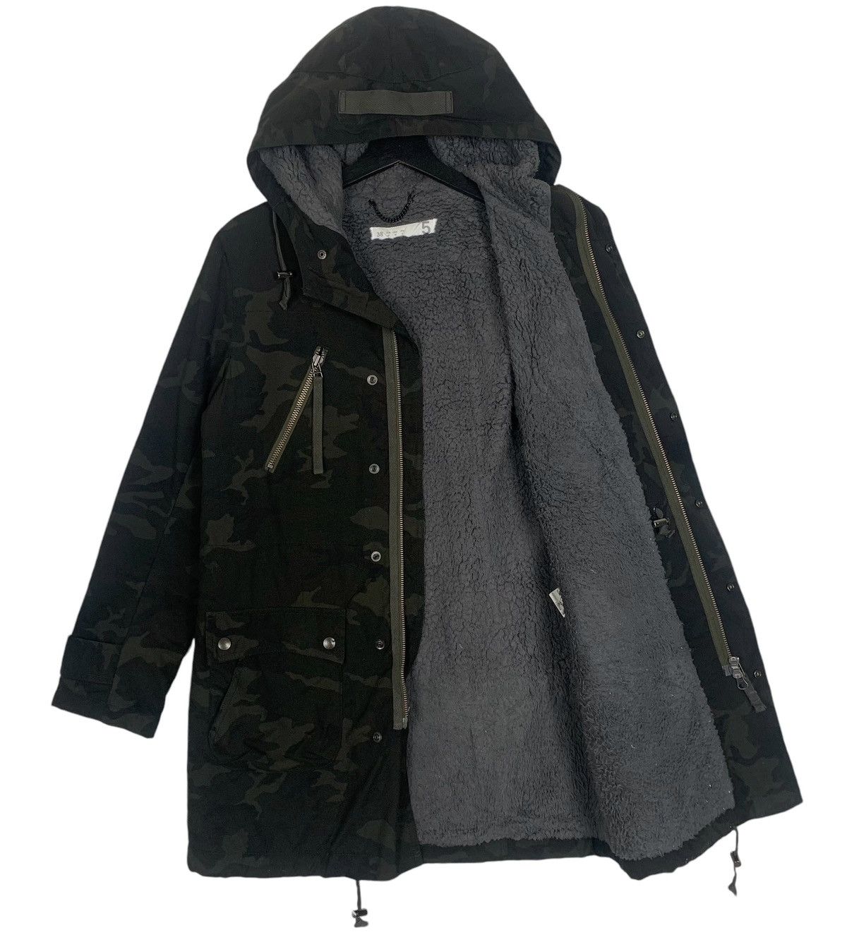 Japanese Brand The 5 Japanese Brand Streetwear Outdoor Camo Jacket Parka Size S / US 4 / IT 40 - 4 Thumbnail