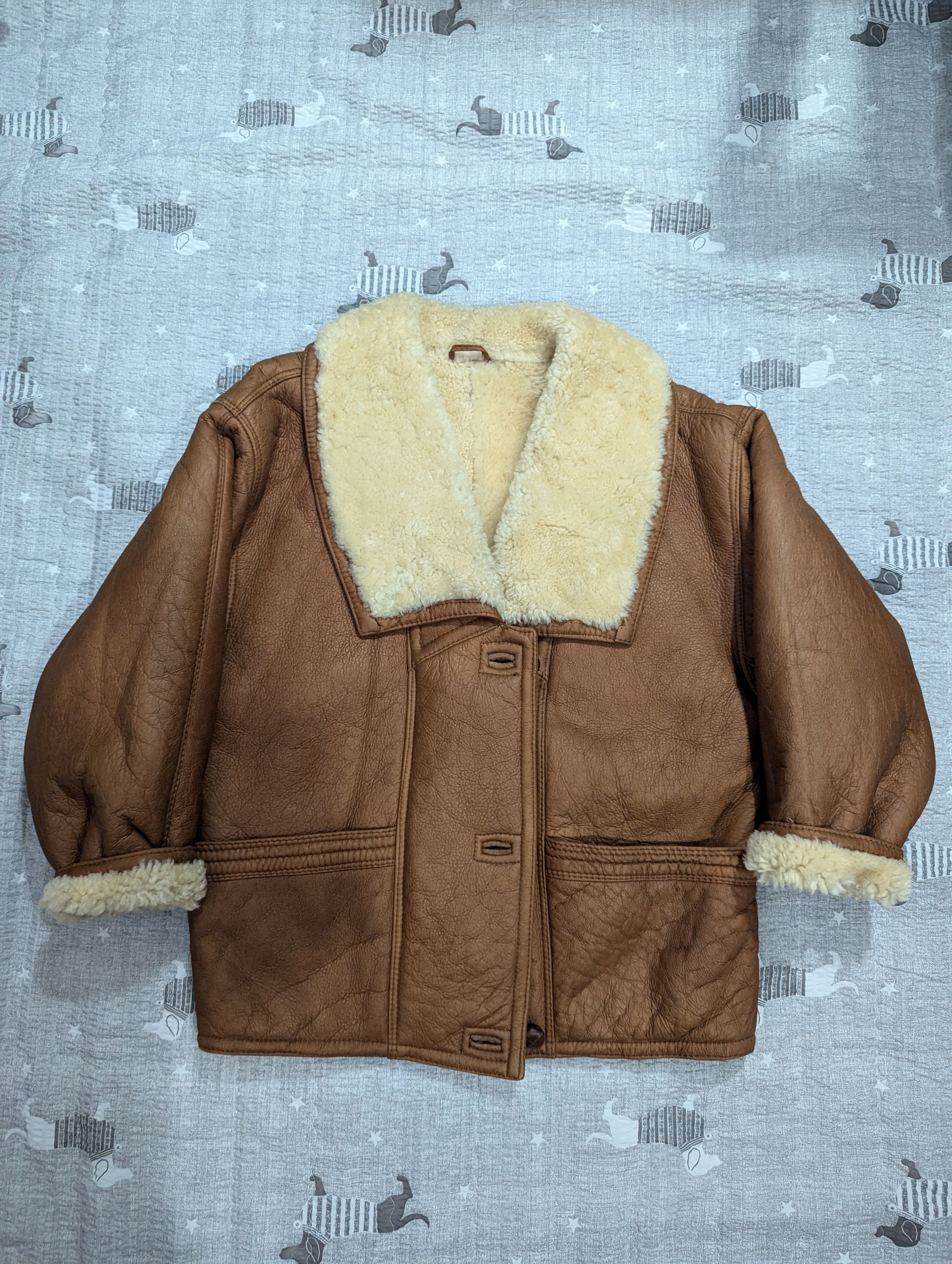 Vintage Vintage 80s 90s Sheep Shearling Jacket Size US M / EU 48-50 / 2 - 8 Thumbnail
