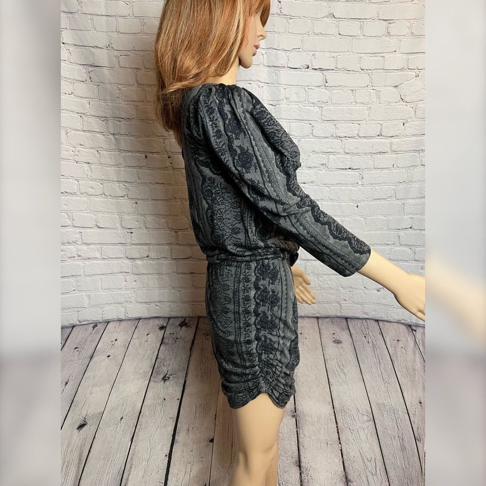 Juicy Couture Juicy Couture Lace Print Silk Blend Mini Dress Size L Size L / US 10 / IT 46 - 4 Thumbnail