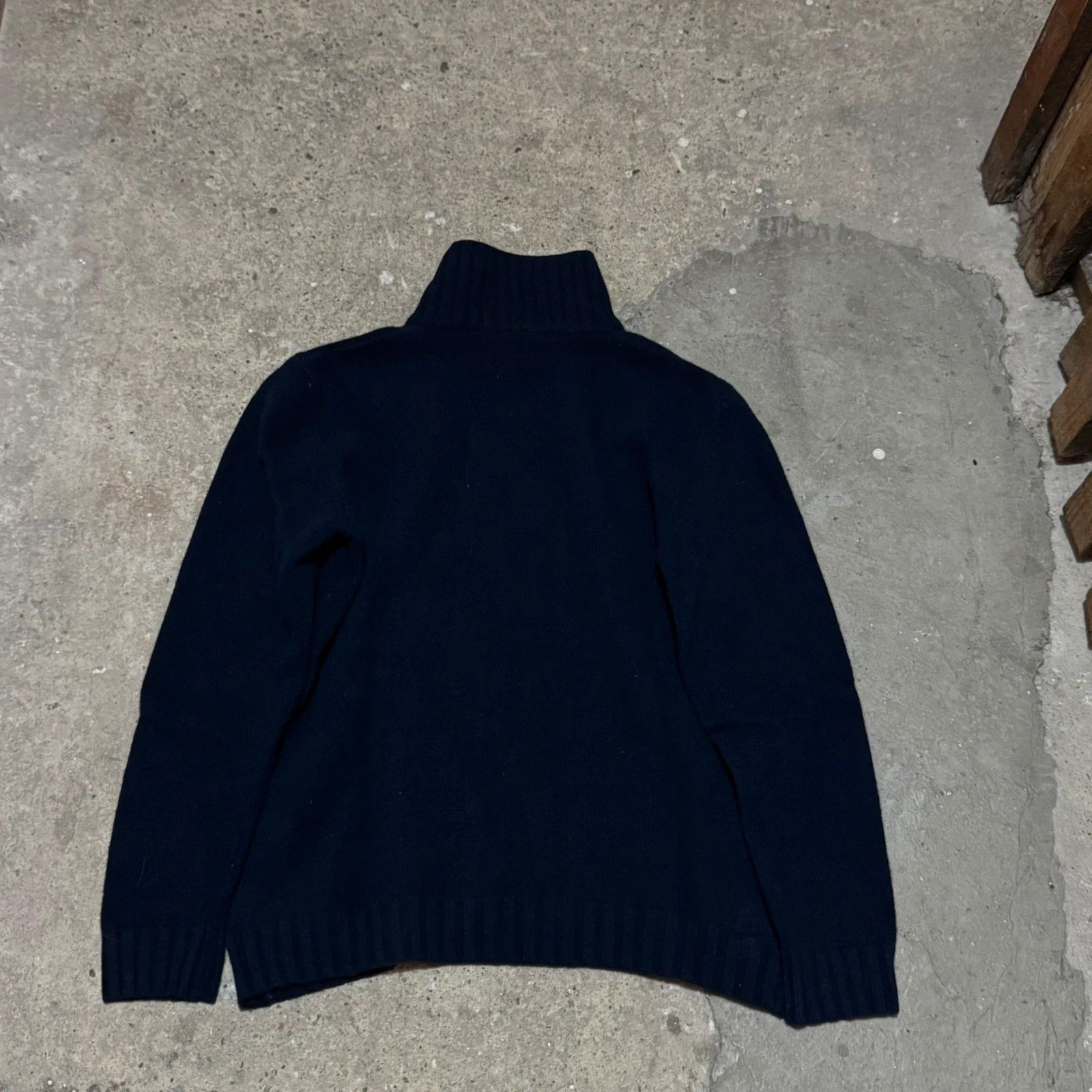 Helmut Lang Vintage 1997 Helmut Lang 1/4 Zip wool sweater Size US M / EU 48-50 / 2 - 4 Thumbnail