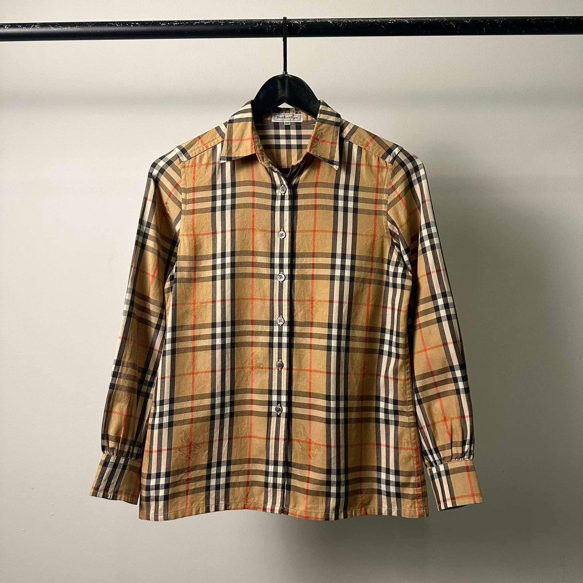 Burberry × Vintage BURBERRY OG SHIRT Size M / US 6-8 / IT 42-44 - 1 Thumbnail