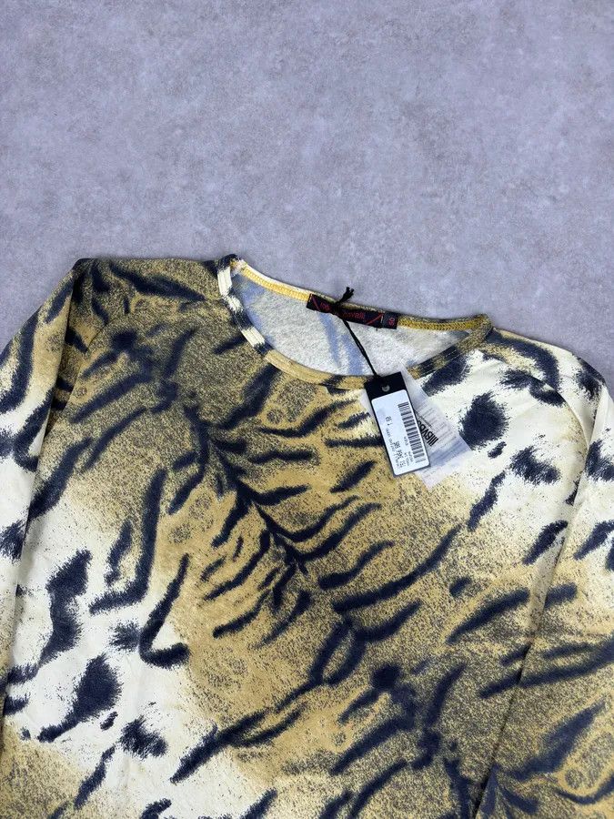 Roberto Cavalli Roberto Cavalli Gold Zebra Savage Longsleeve Size S / US 4 / IT 40 - 4 Thumbnail