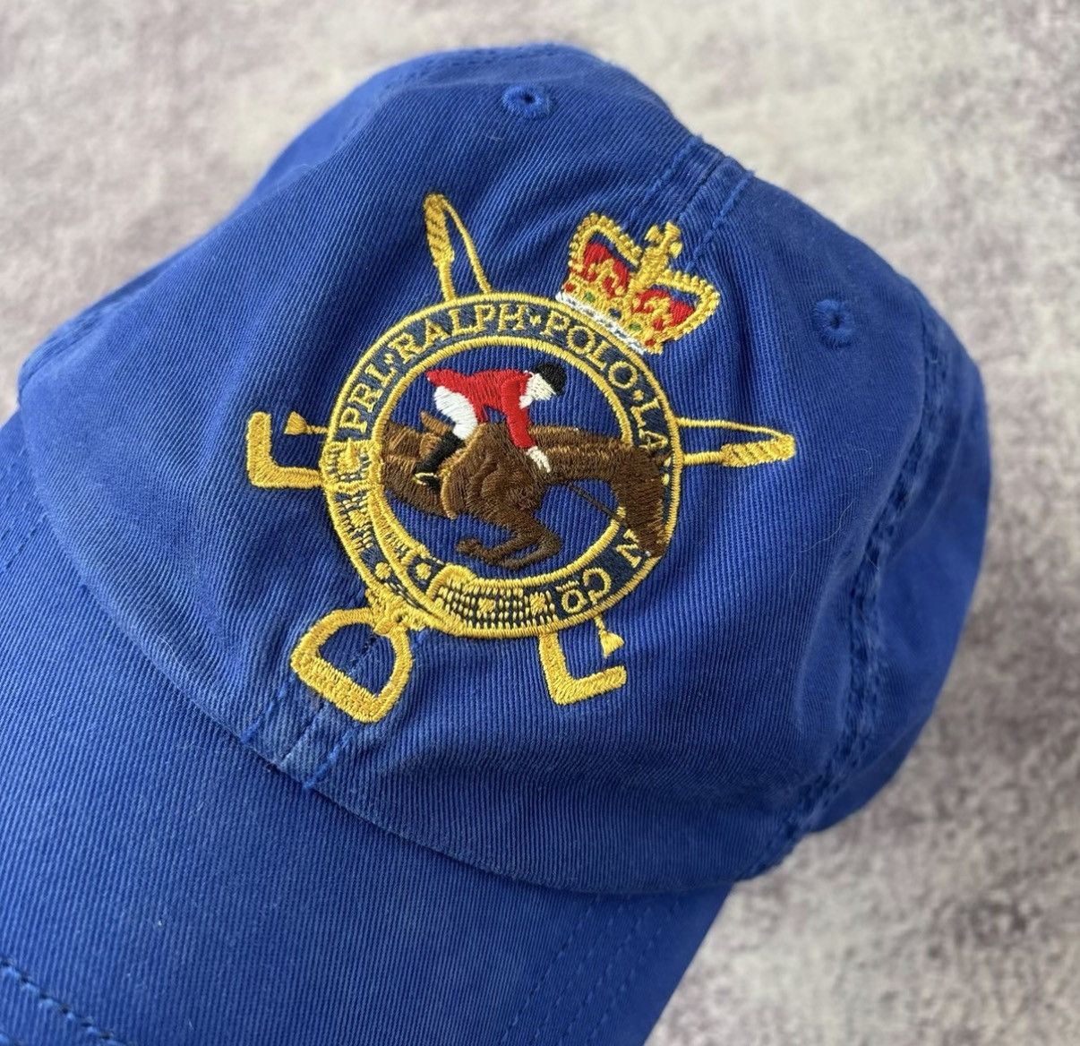 Polo Ralph Lauren Polo Ralph Lauren Polo Club Blue Hat Size ONE SIZE - 2 Thumbnail