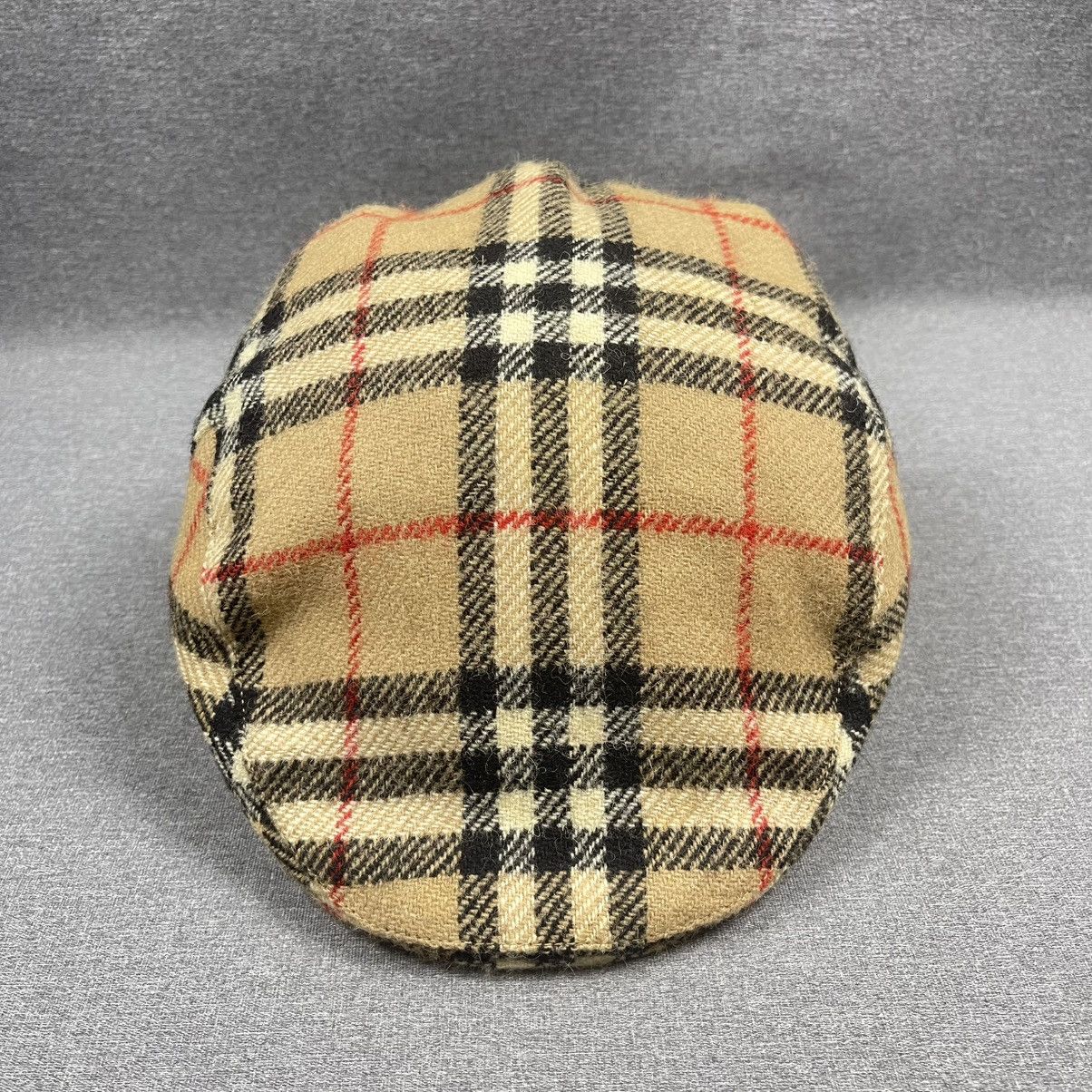 Burberry Burberry’s vintage nova check rare beret wool hat Size ONE SIZE - 4 Thumbnail