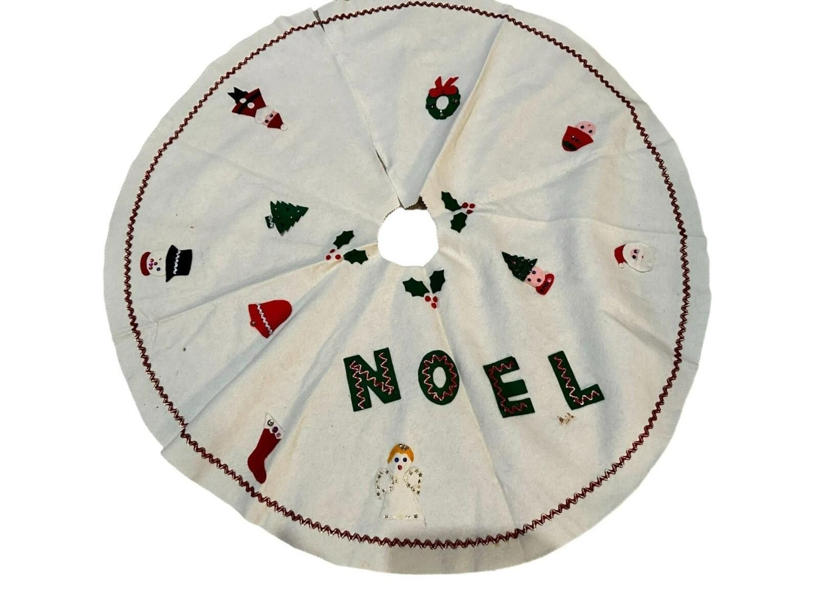 Homemade Charming Vintage Homemade Christmas Tree Skirt 35" Size ONE SIZE - 1 Thumbnail