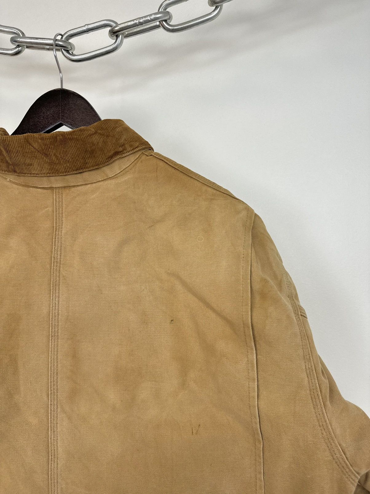 Carhartt Vintage 80s Carhartt USA Cropped Distressed Detroit Jacket Size US L / EU 52-54 / 3 - 15 Thumbnail