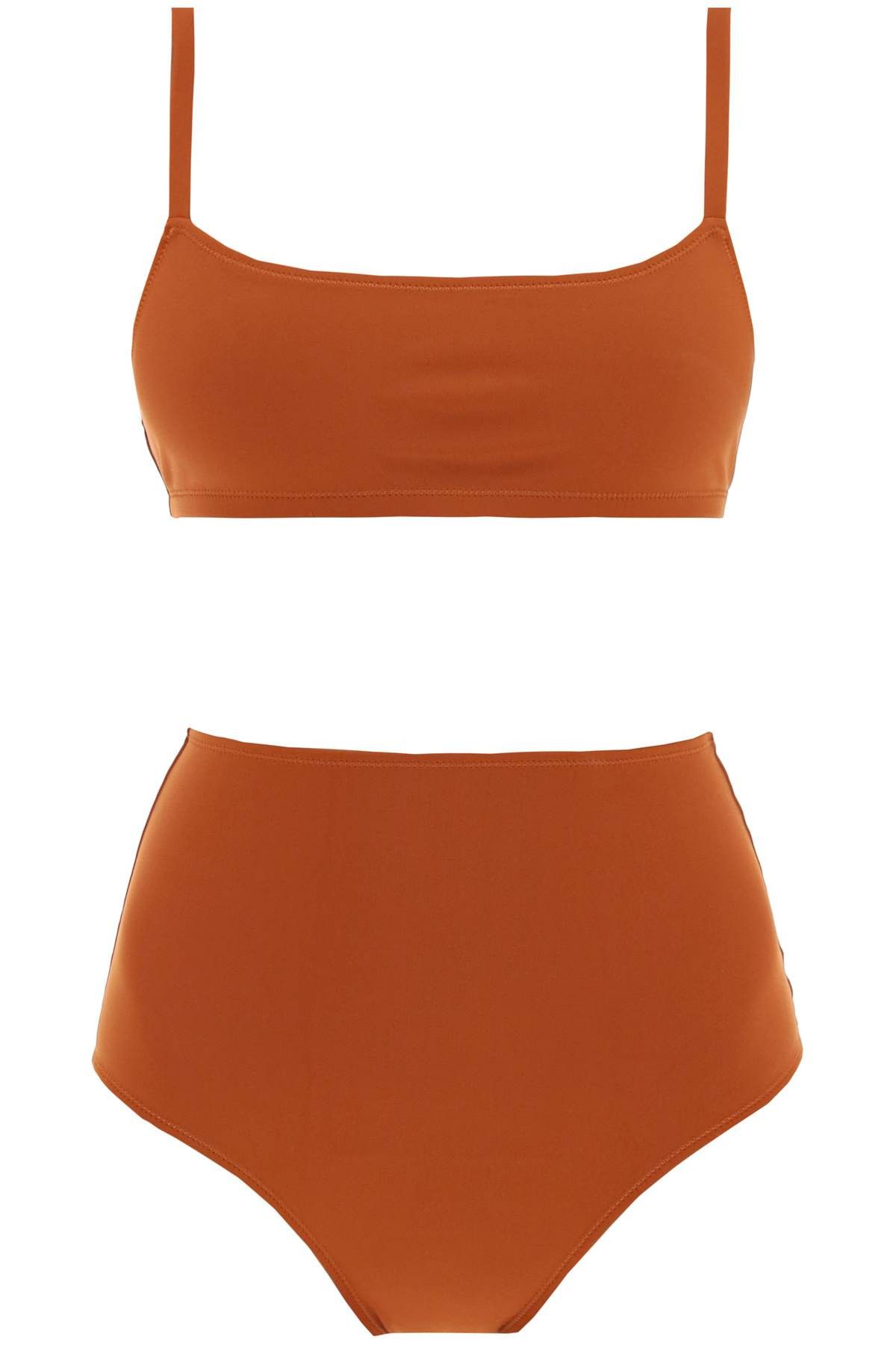 image of Lido Eleven High Waist Bikini Set in Terracotta, Women's (Size Large)