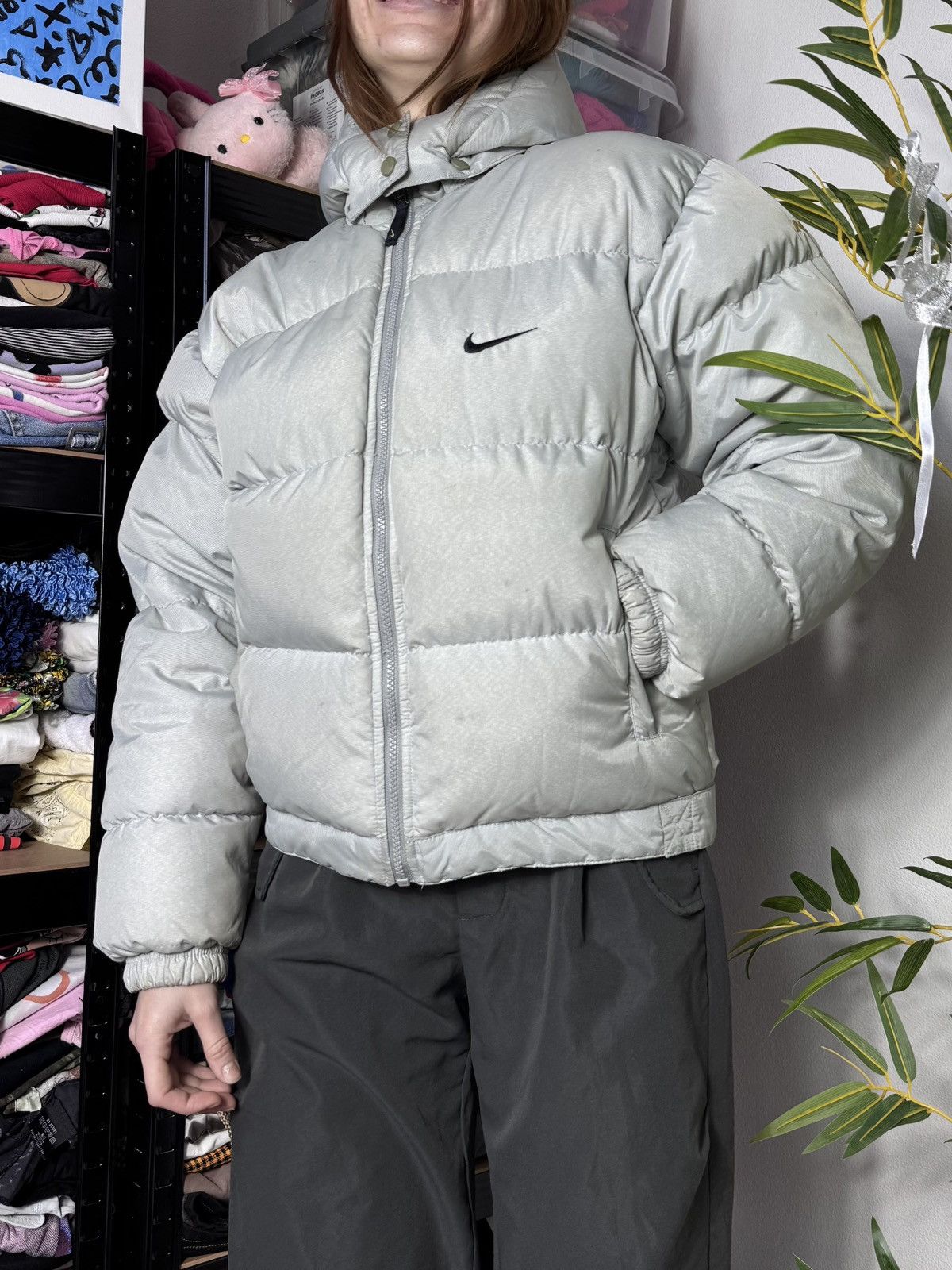 Nike VINTAGE NIKE 2000s DOWN PUFFER JACKET Size S / US 4 / IT 40 - 3 Thumbnail