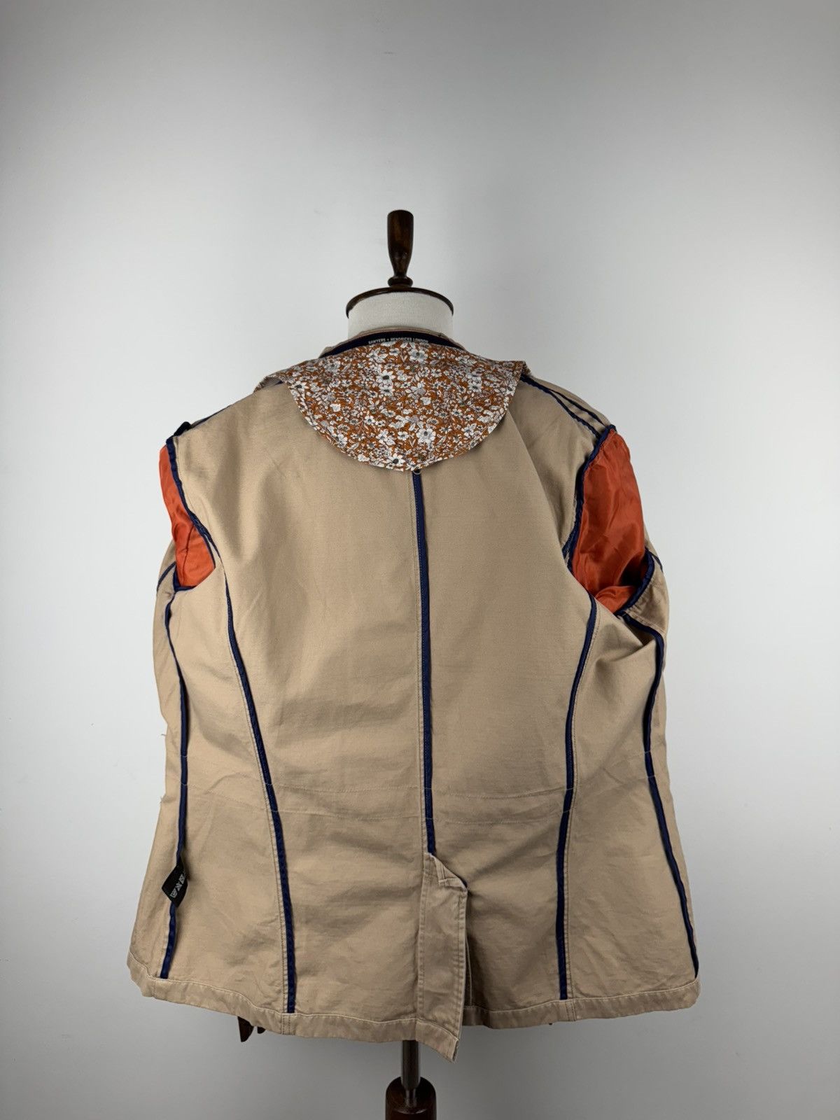 Sawyer of Napa Sawyers + Hendricks London Men's Beige Button Casual Jacket Size US XL / EU 56 / 4 - 8 Thumbnail