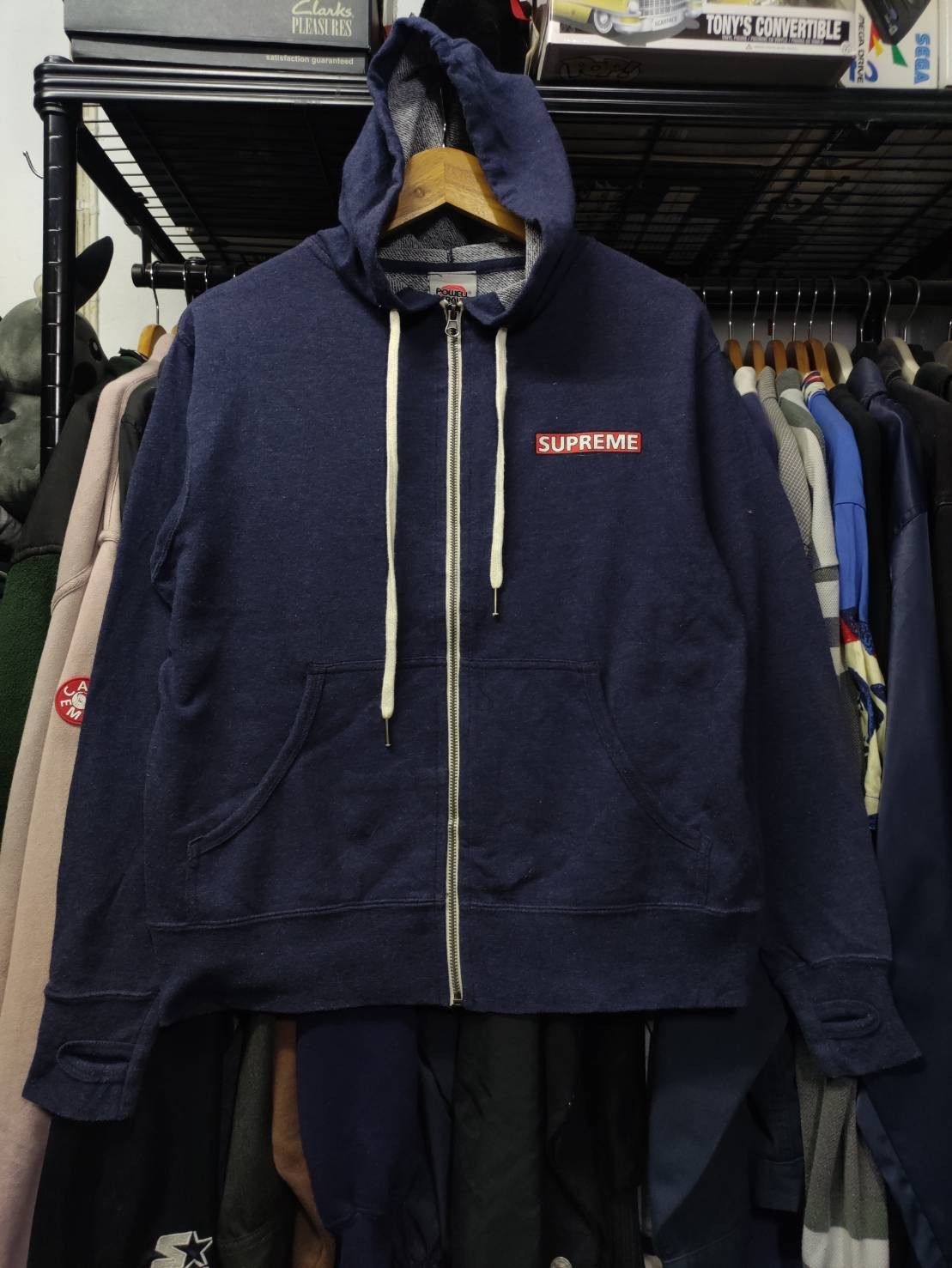 Powell Peralta Vtg 00's Powell Peralta " Supreme " Zip Hooded Size US M / EU 48-50 / 2 - 1 Thumbnail