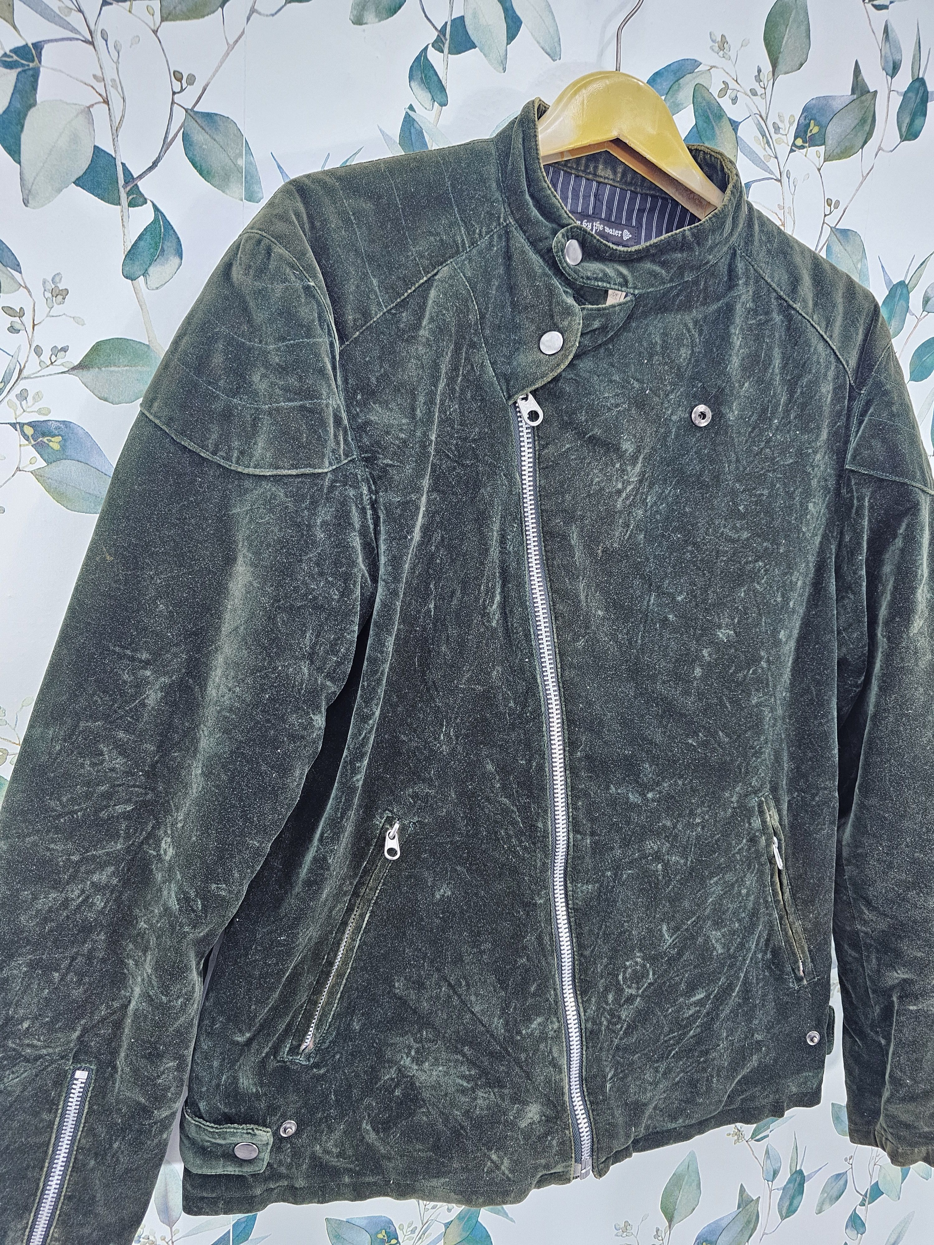 Japanese Brand Down By The Water Motorcycle Punk Riders Velvet Jacket J0118 Size US M / EU 48-50 / 2 - 8 Thumbnail