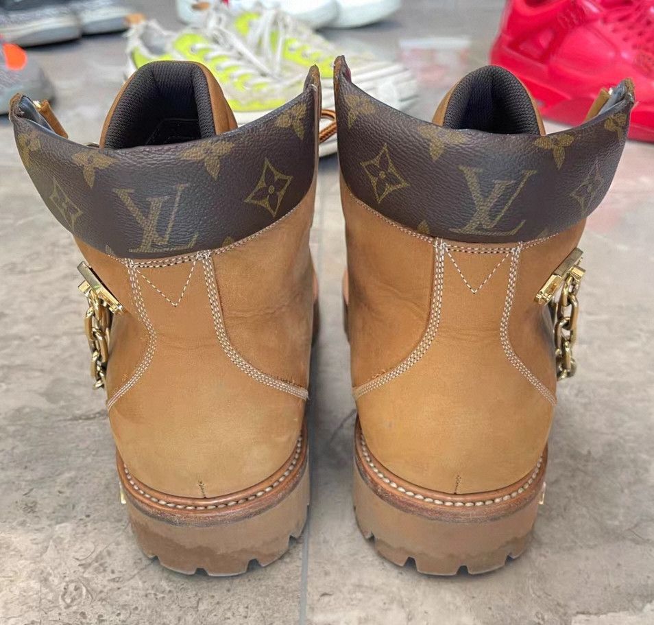 Louis Vuitton Louis Vuitton Creeper Leather Martin Boots Size US 8.5 / IT 38.5 - 7 Thumbnail