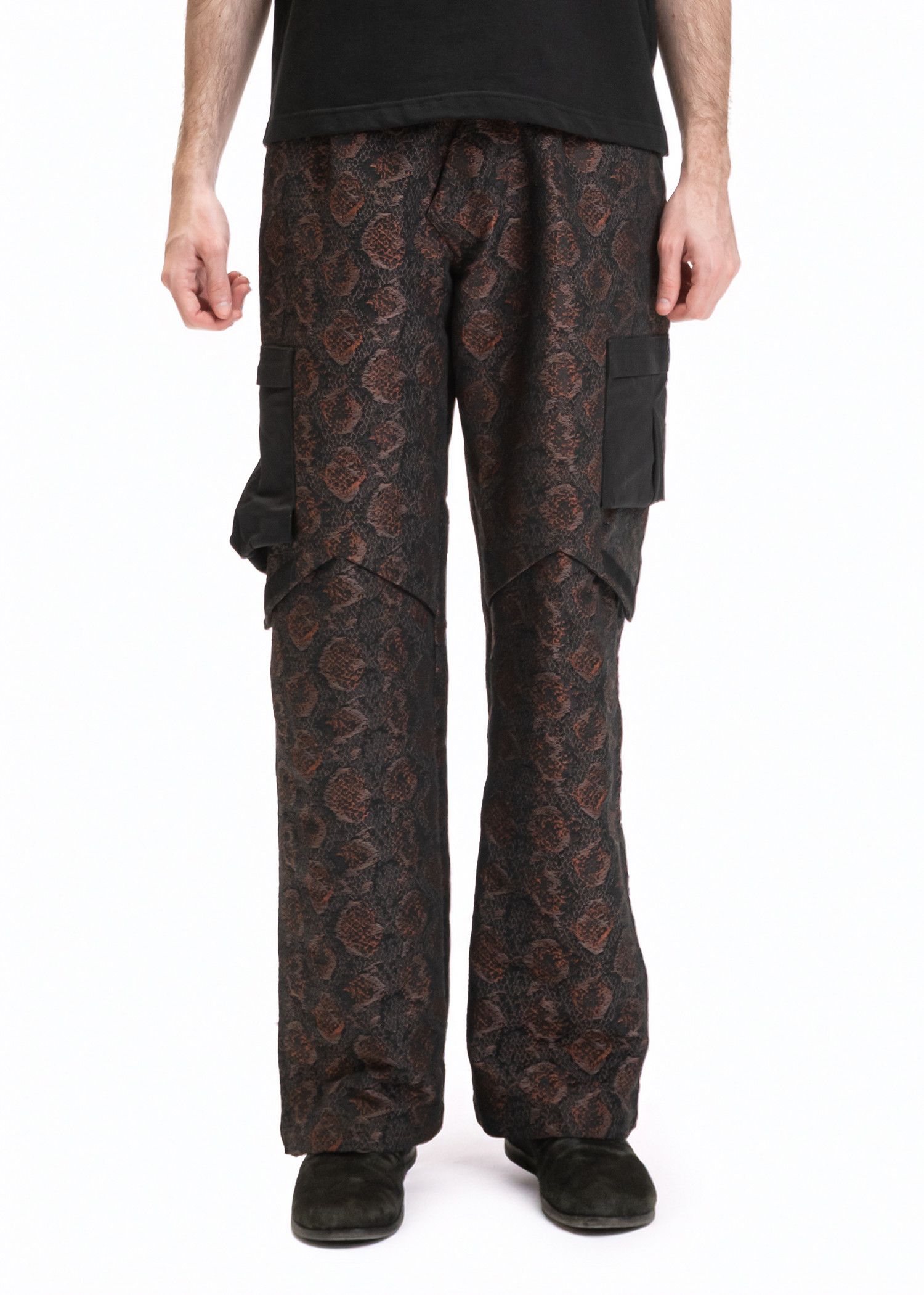 Kiko Kostadinov Kiko Kostadinov Bindra Snake Cargo Trousers Size US 30 / EU 46 - 1 Thumbnail
