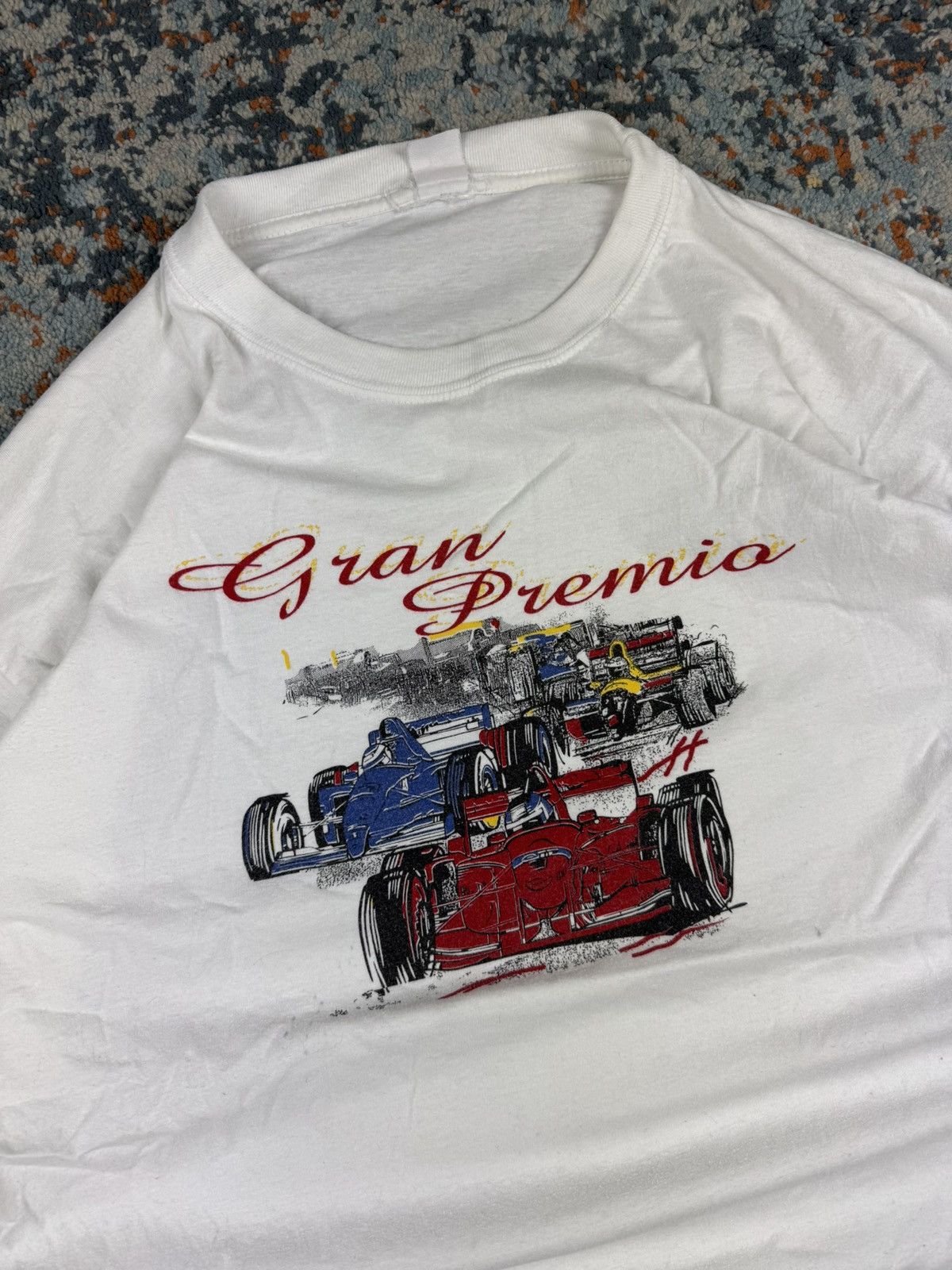 Vintage Vintage 90s Gran Premio formula 1 racing graphic tee Size US XL / EU 56 / 4 - 4 Thumbnail