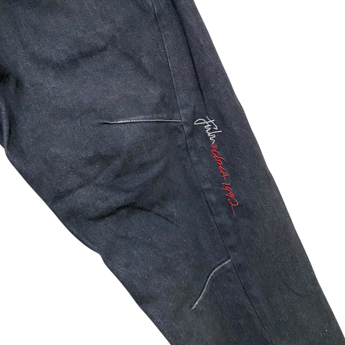 Fubu Vintage Fubu Denim Engineered Baggy Jeans Black Size US 33 - 9 Thumbnail
