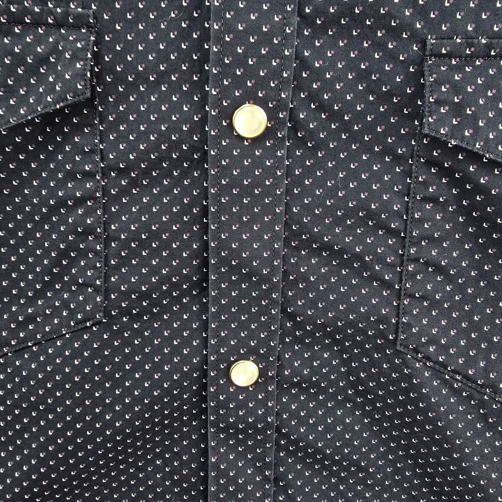 The Kooples The Kooples Shirt Mens Small Fitted Western Pearl Snap Size US S / EU 44-46 / 1 - 4 Thumbnail