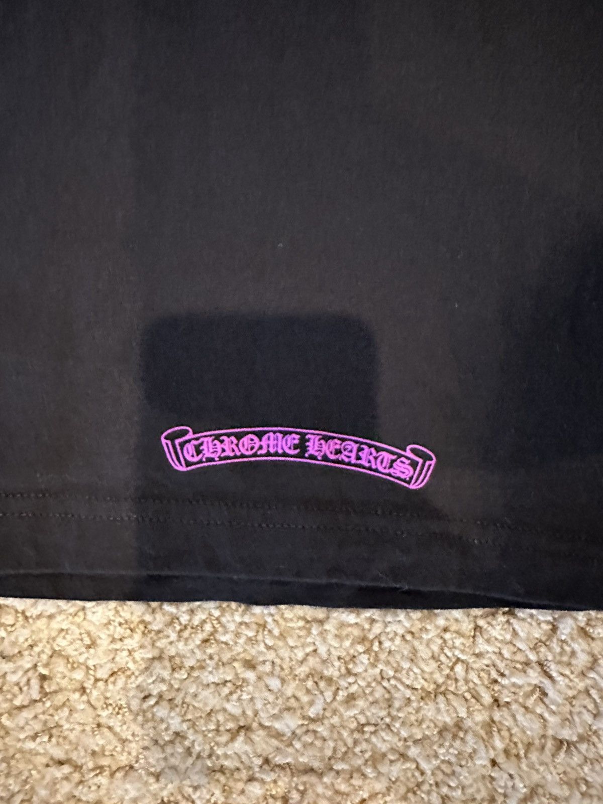 Chrome Hearts Chrome Hearts Pink Neck Logo T-Shirt Size US L / EU 52-54 / 3 - 6 Thumbnail