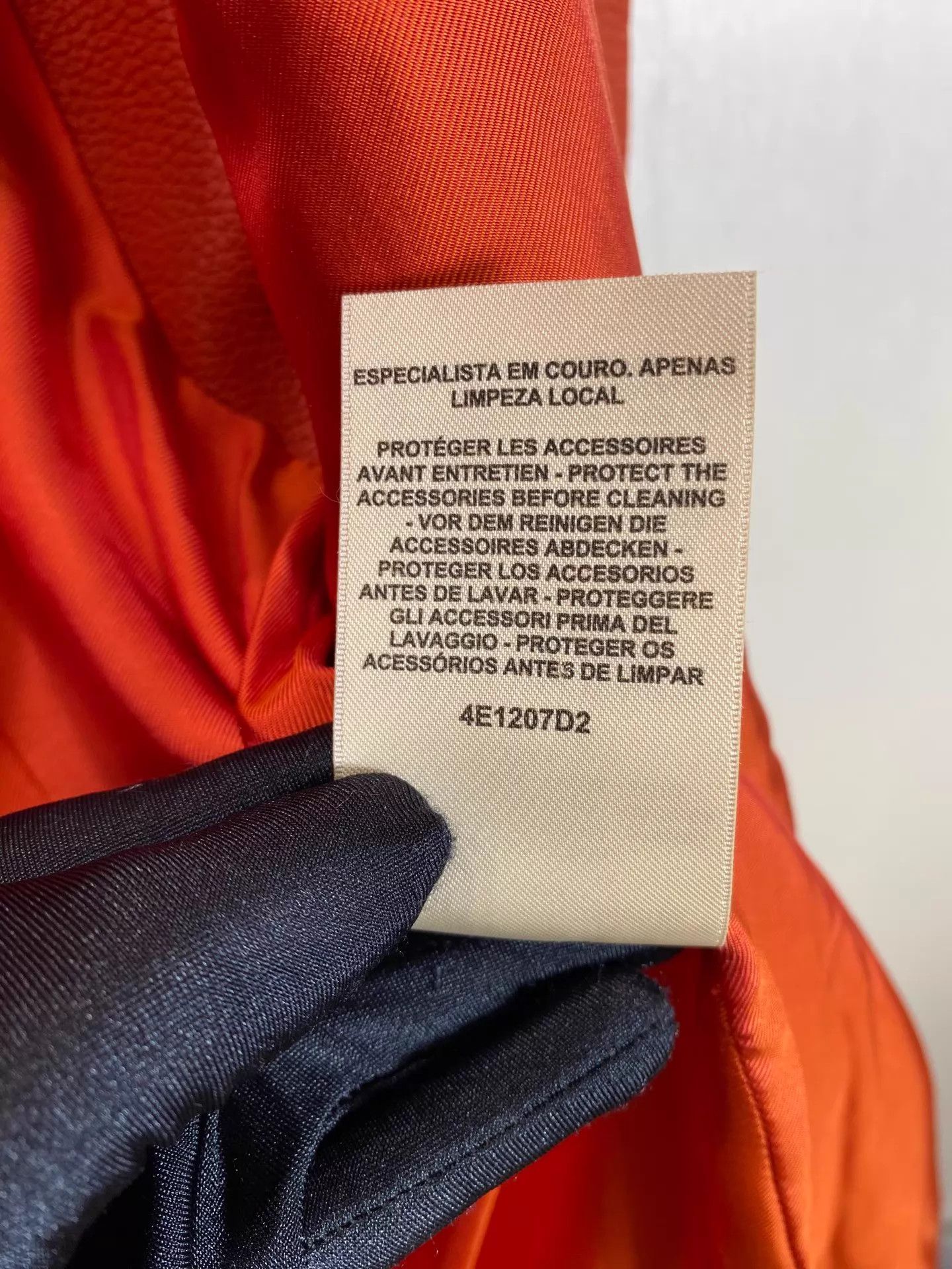 Hermes Hermes Orange V-Neck Suede Vest-Dress 38 NWT Size S / US 4 / IT 40 - 9 Thumbnail