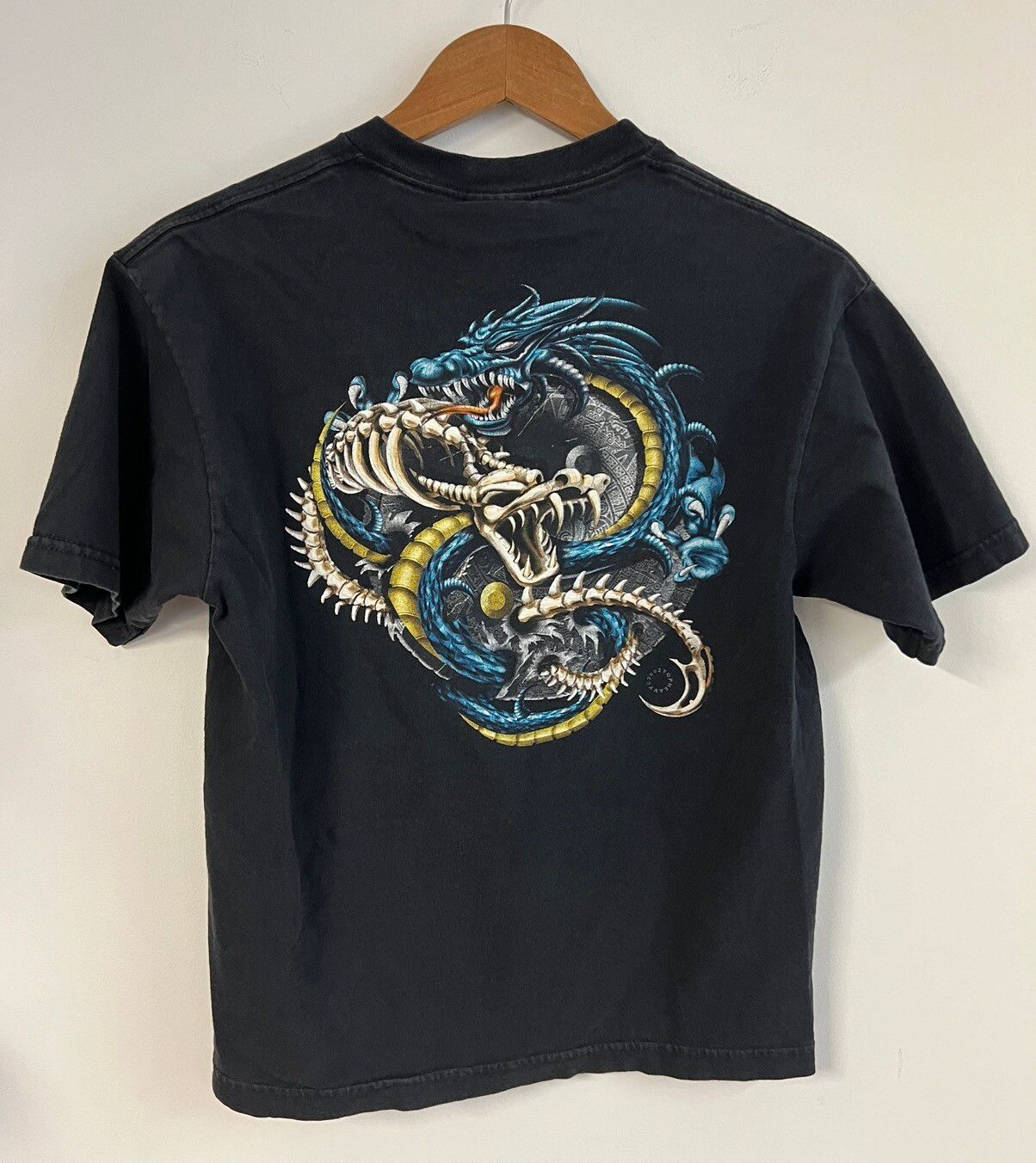 Vintage VTG Top Heavy Ying Yang Double Dragon JNCO Style T-Shirt Size US M / EU 48-50 / 2 - 1 Preview