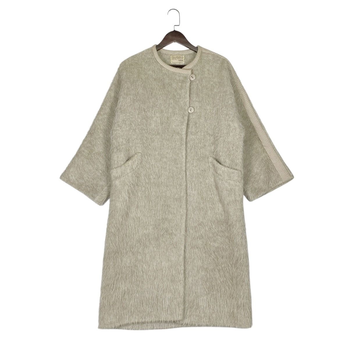 Agnona Vintage Altuna Agnona Alpaca Wool Coat Made in Italy Size S / US 4 / IT 40 - 6 Thumbnail