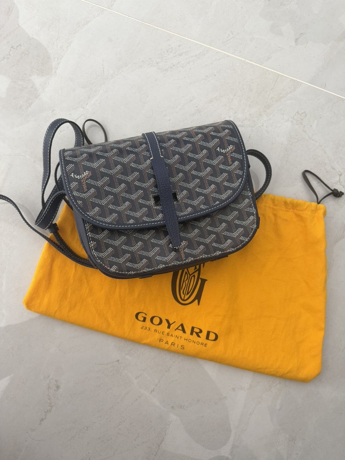 Goyard Goyard PM Belvedere Blue Monogram Bag Size ONE SIZE - 2 Thumbnail