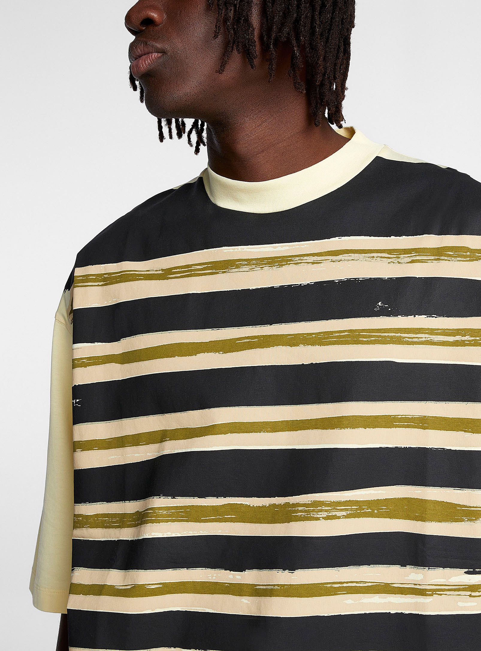 Marni BNWT AW23 MARNI STRIPES ORGANIC COTTON JERSEY TSHIRT 50 Size US M / EU 48-50 / 2 - 11 Thumbnail