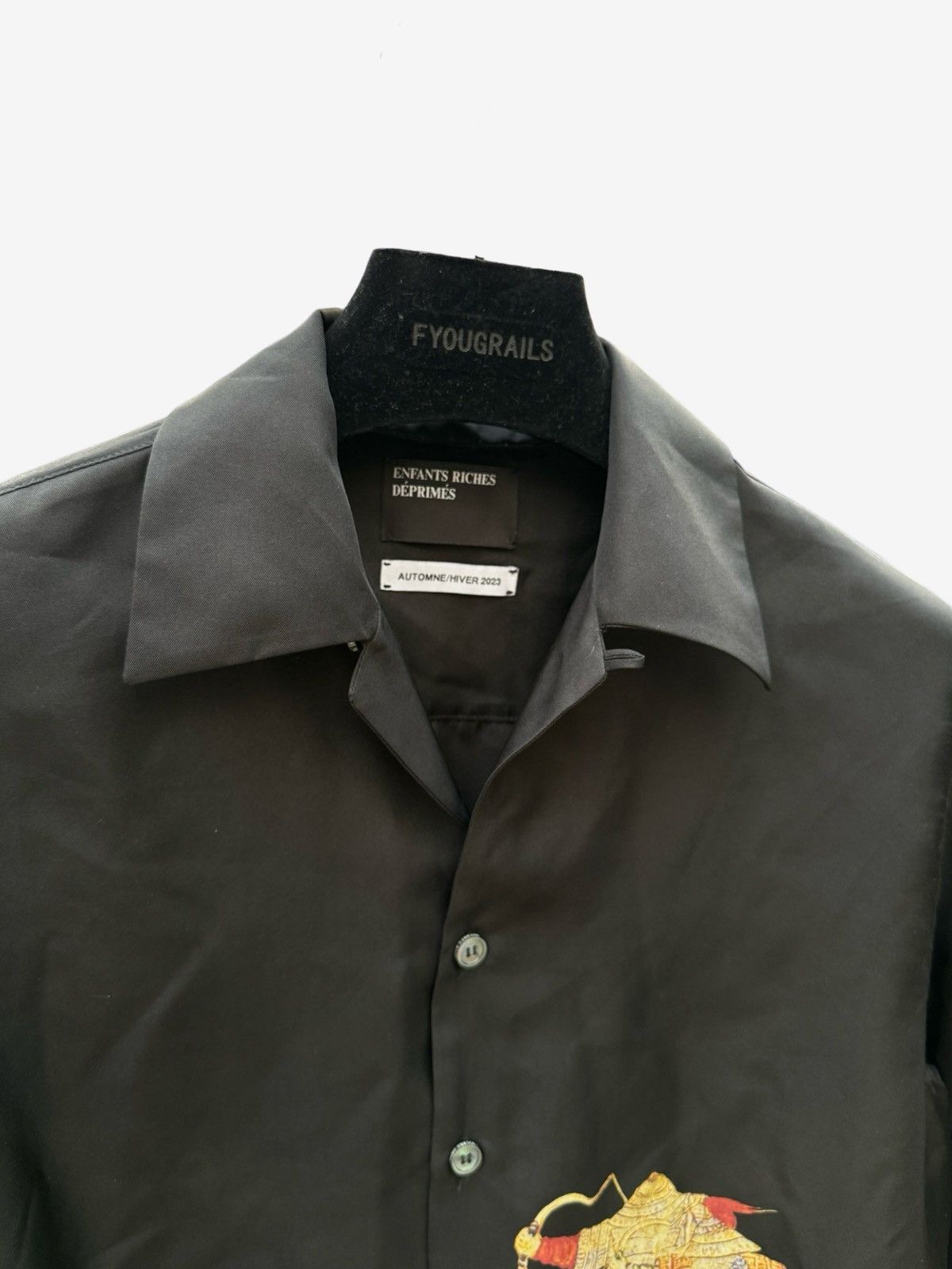 Enfants Riches Deprimes Enfants Riches Deprimes Hun Battle Print Silk Shirt Size US L / EU 52-54 / 3 - 3 Thumbnail