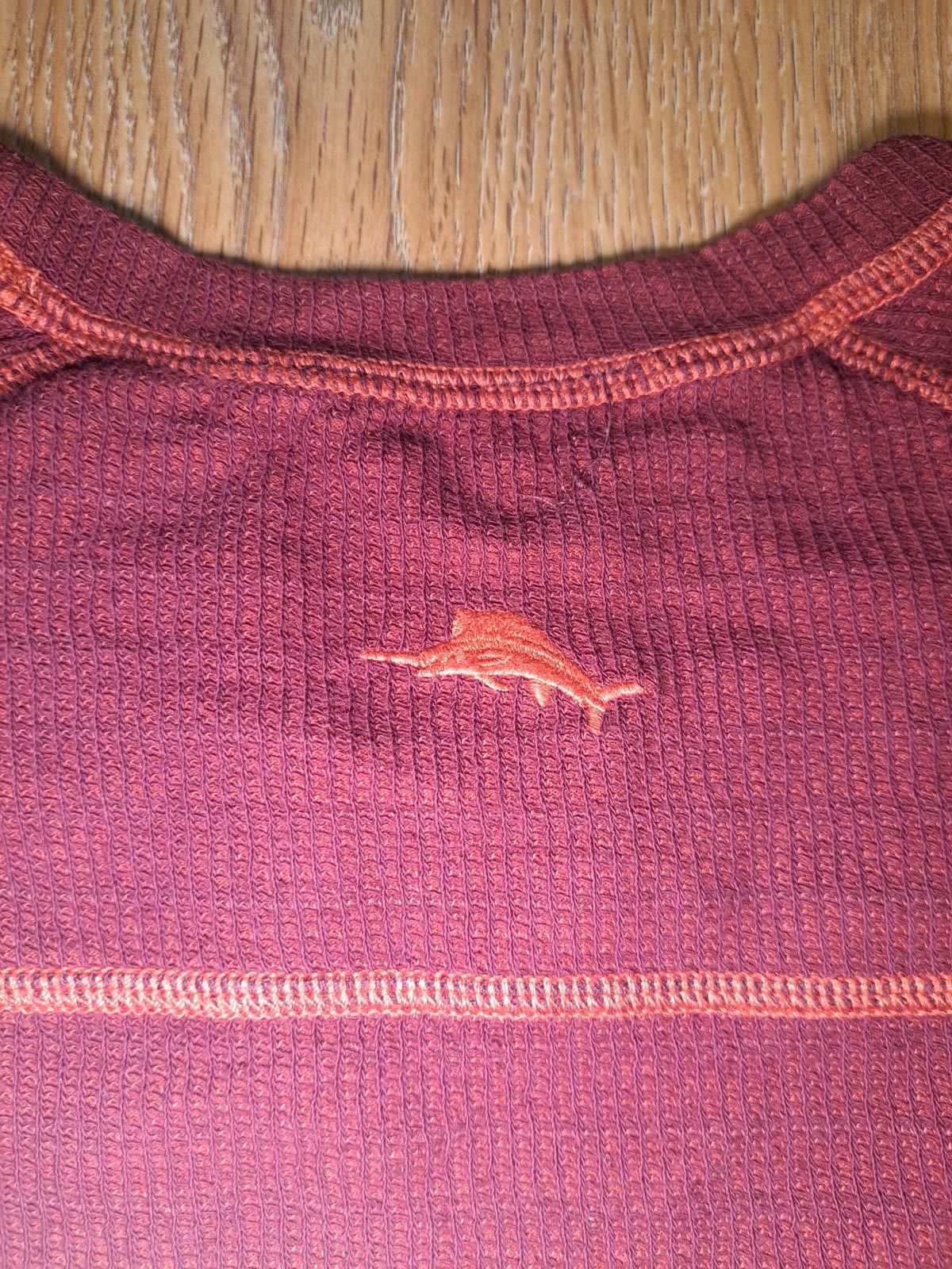 Tommy Bahama Tommy Bahama Crew Neck Sweater Mens XL Red Cotton Size US XL / EU 56 / 4 - 3 Thumbnail