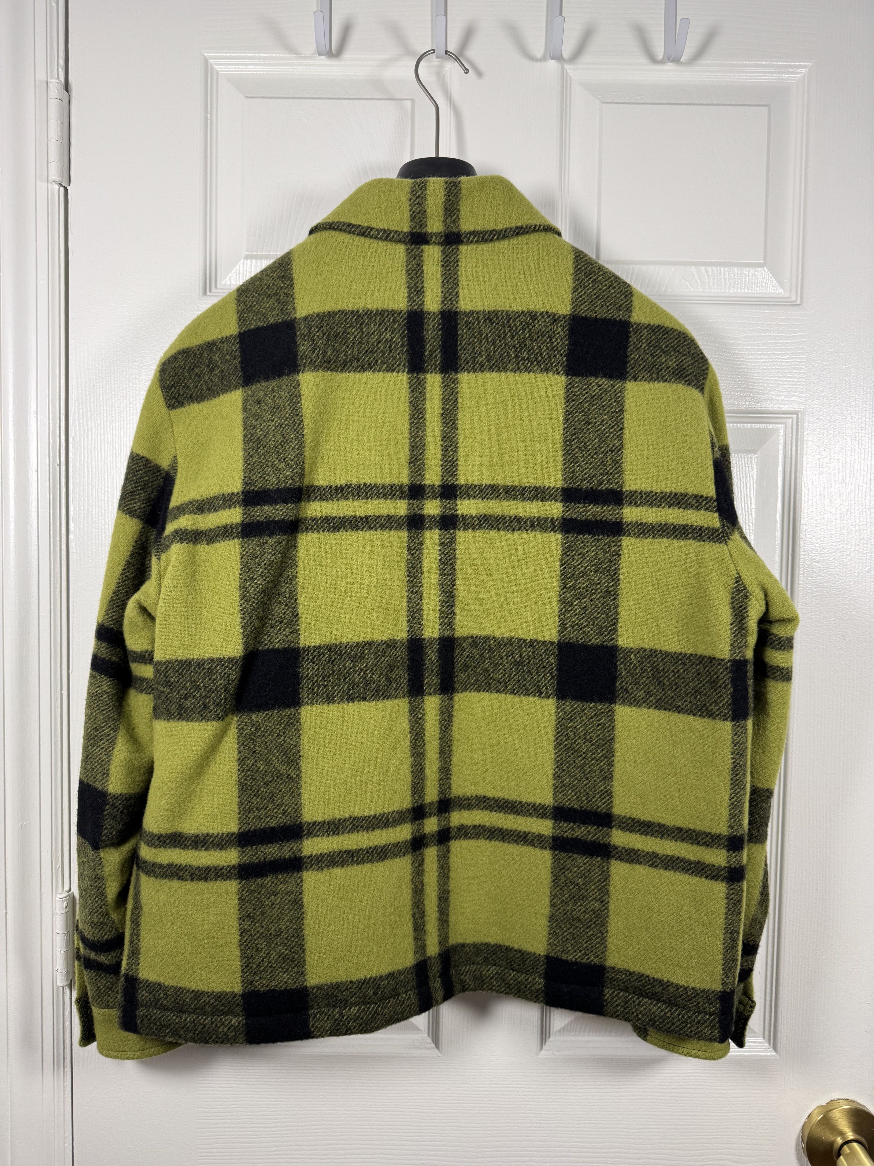 Stussy Stussy x Woolrich Heavyweight Plaid Work Shirt Green Large Size US L / EU 52-54 / 3 - 3 Thumbnail