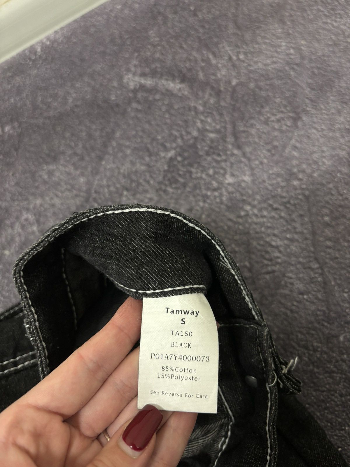 Vintage Vintage Skategang Fuck Hip Hop Y2K Black Rap Baggy Jeans Size US 30 / EU 46 - 16 Thumbnail