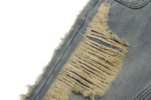 Jean ripped grunge flared damaged jeans Size US 30 / EU 46 - 7 Thumbnail
