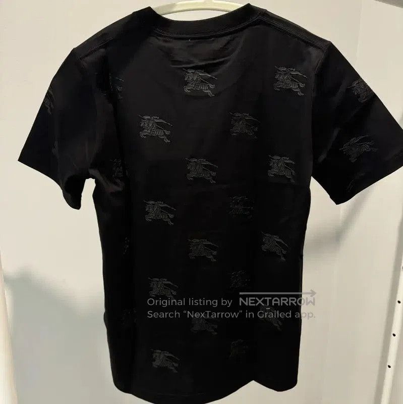Burberry Burberry Black Cotton Women's T-Shirt. Size XXS / US 00 / IT 34 - 2 Thumbnail