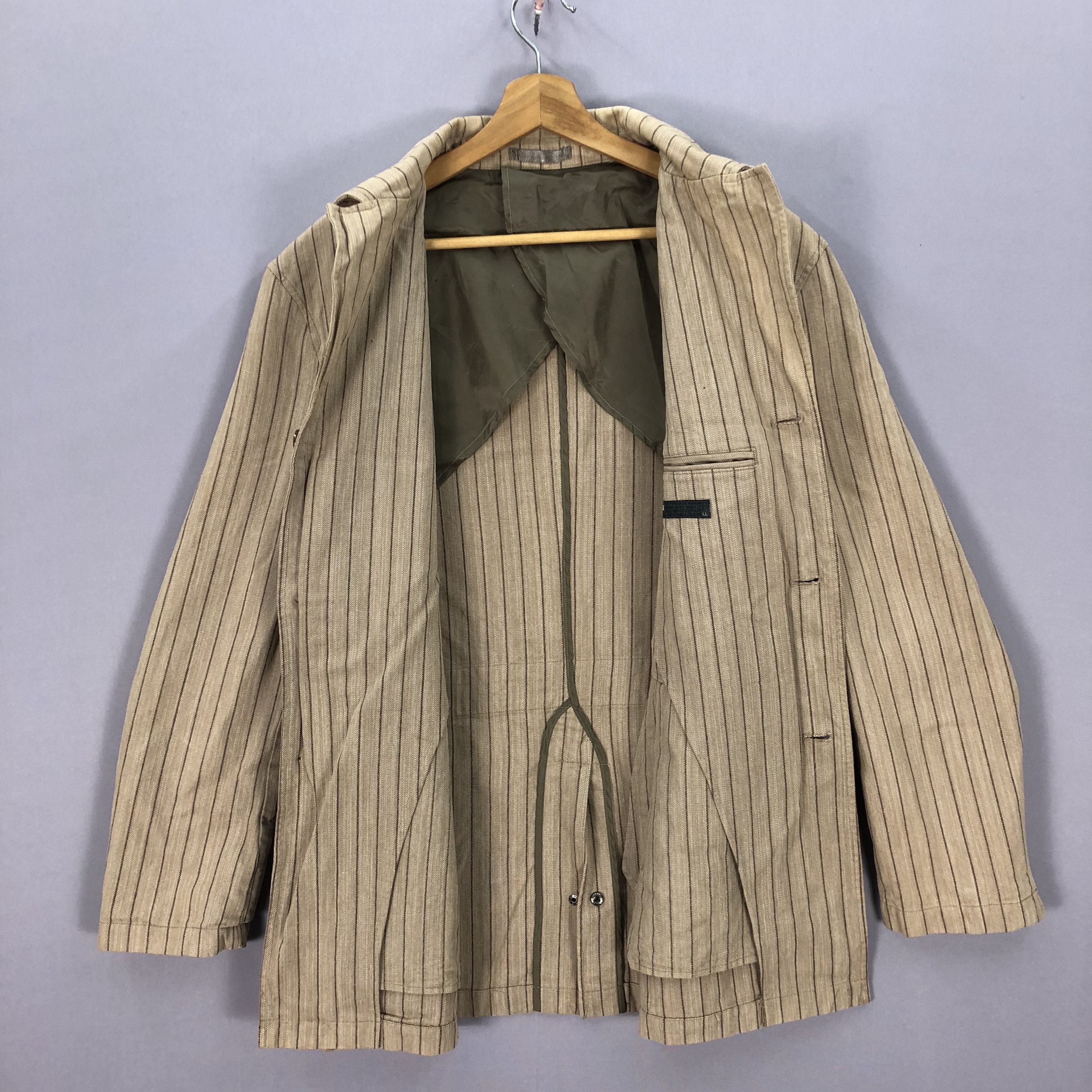 Japanese Brand × Vintage Vintage MFE Hickory Chore Jacket Jacket | BS63209. Size US L / EU 52-54 / 3 - 5 Thumbnail
